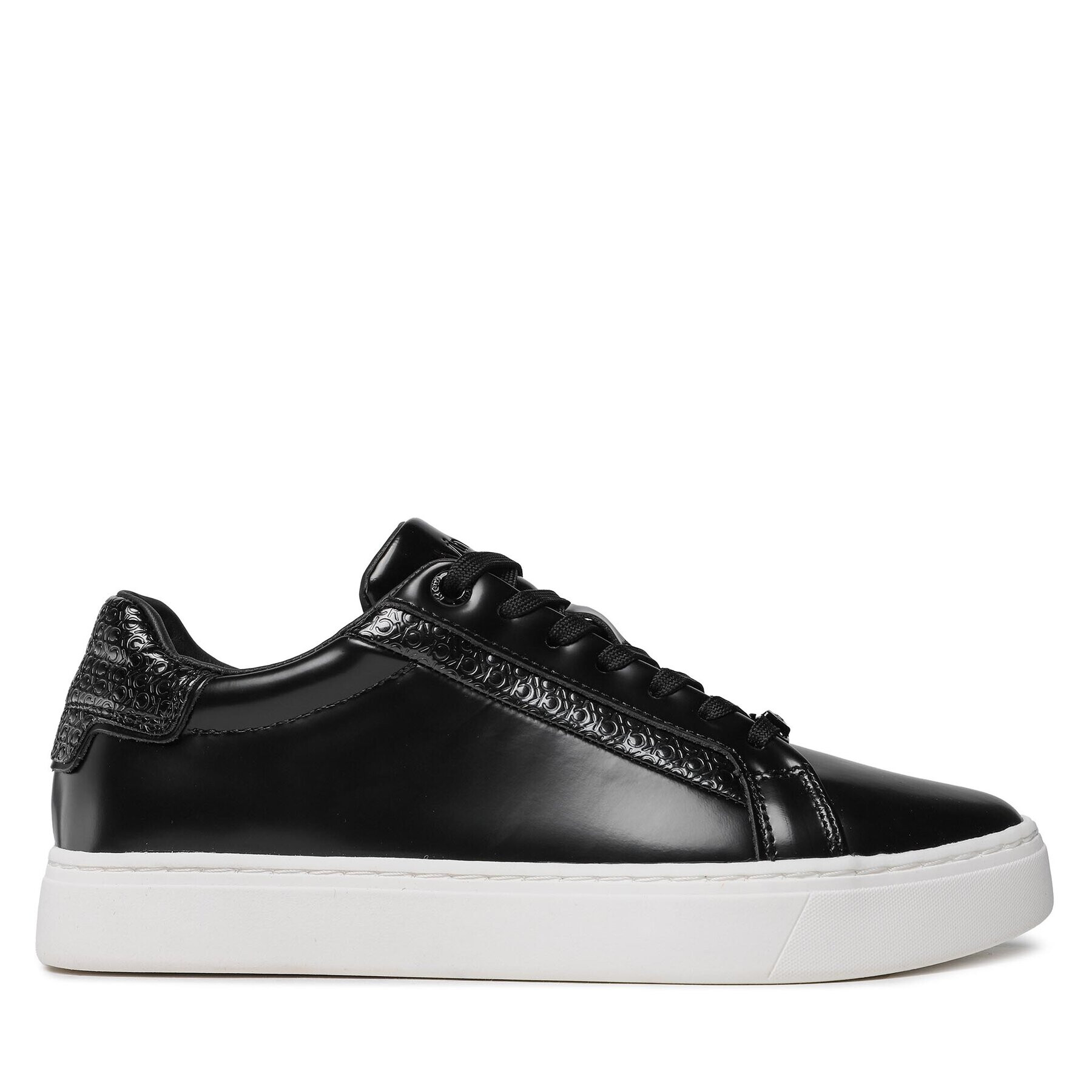 Calvin Klein Сникърси Clean Cup Lace Up Nano Mono Mix HW0HW01592 Черен - Pepit.bg