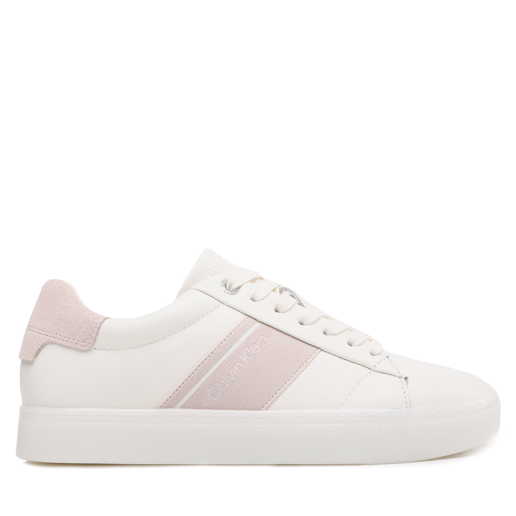 Calvin Klein Сникърси Clean Cupsole Lace Up HW0HW01415 Бял - Pepit.bg