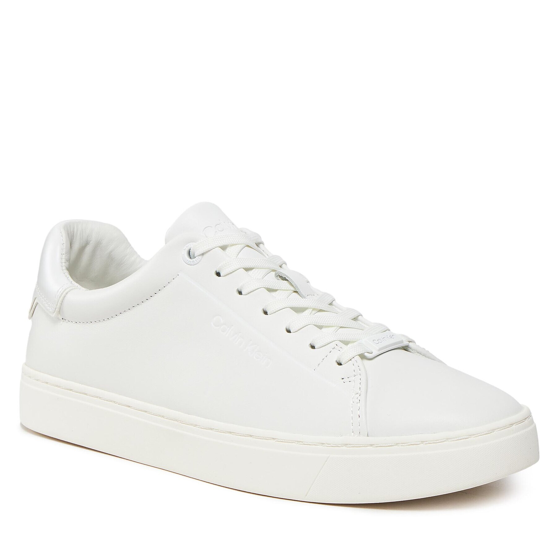 Calvin Klein Сникърси Clean Cupsole Lace Up HW0HW01863 Бял - Pepit.bg