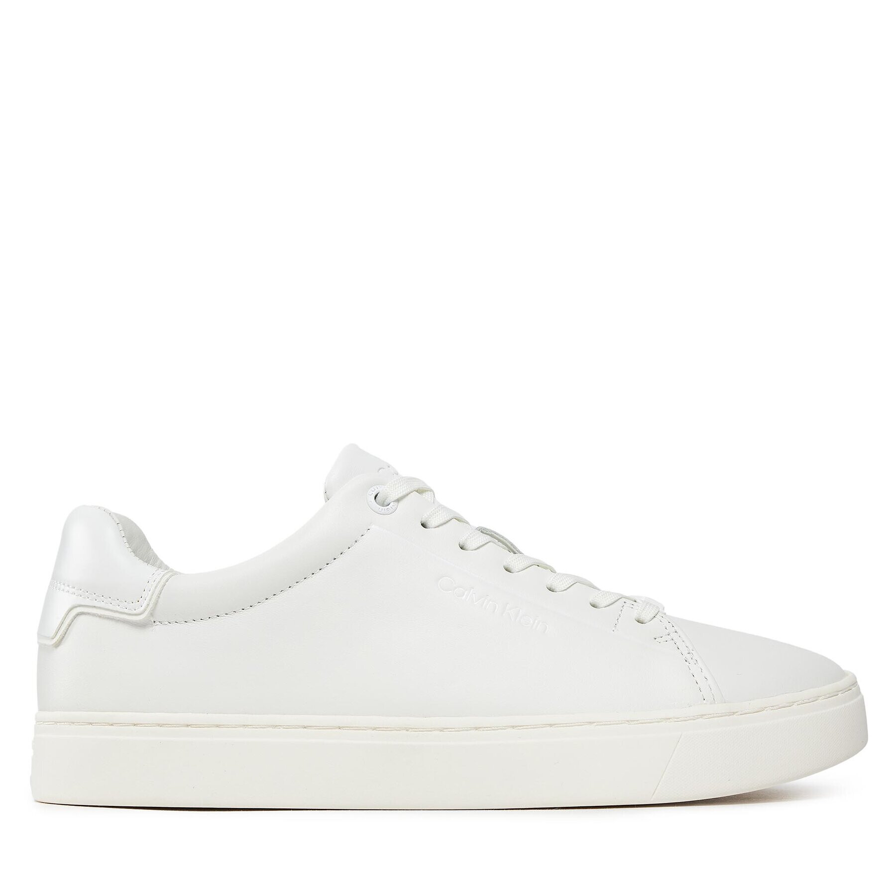 Calvin Klein Сникърси Clean Cupsole Lace Up HW0HW01863 Бял - Pepit.bg