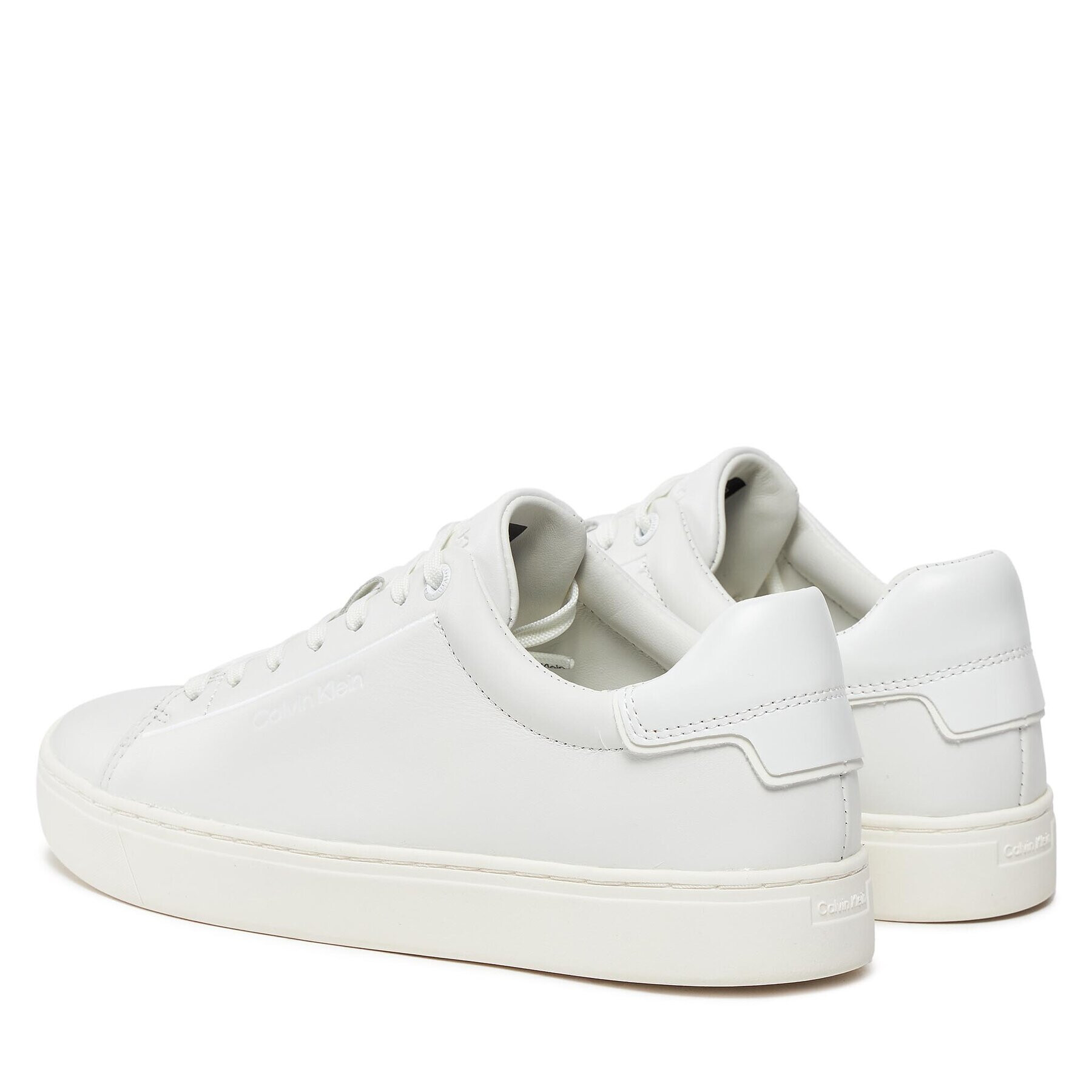 Calvin Klein Сникърси Clean Cupsole Lace Up HW0HW01863 Бял - Pepit.bg