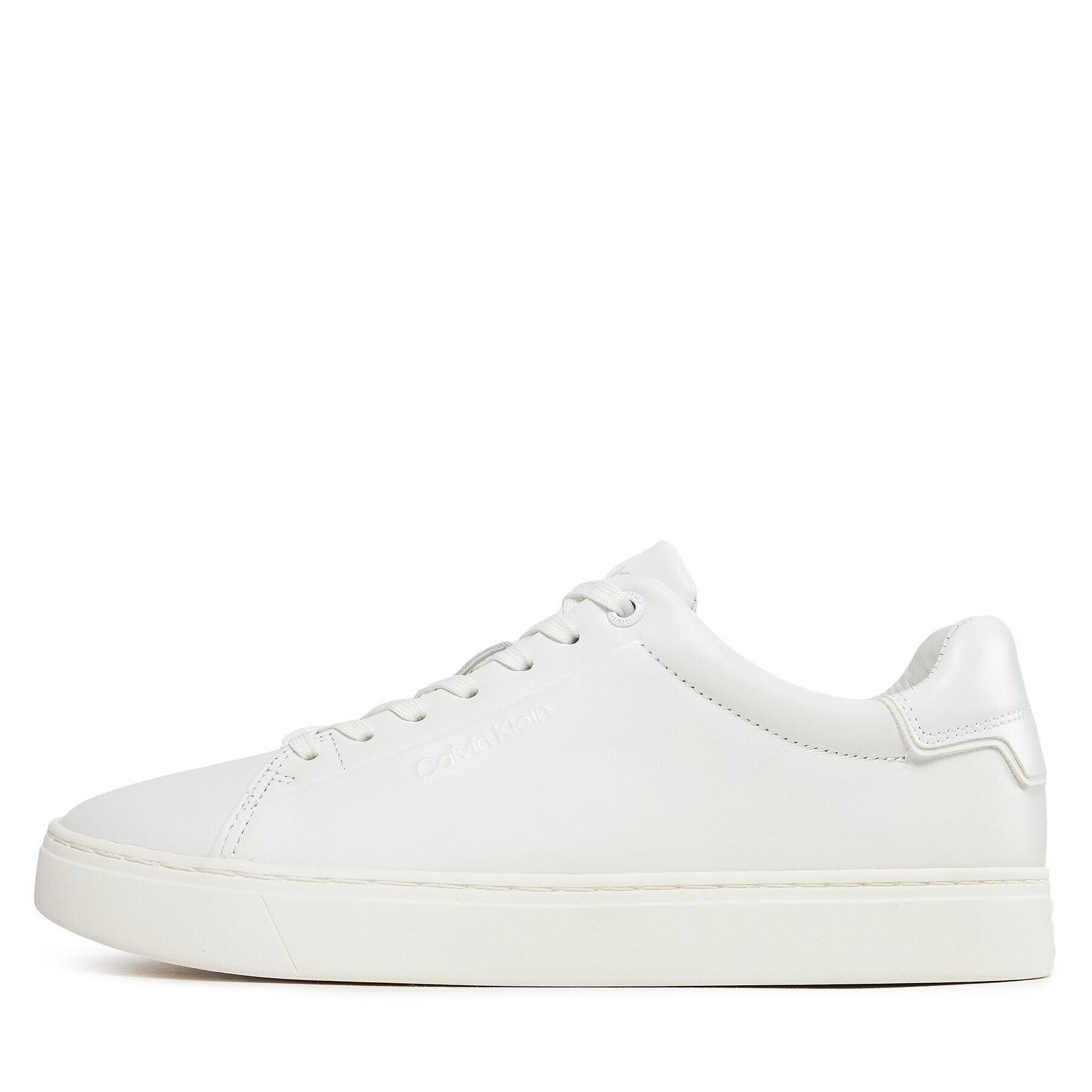 Calvin Klein Сникърси Clean Cupsole Lace Up HW0HW01863 Бял - Pepit.bg