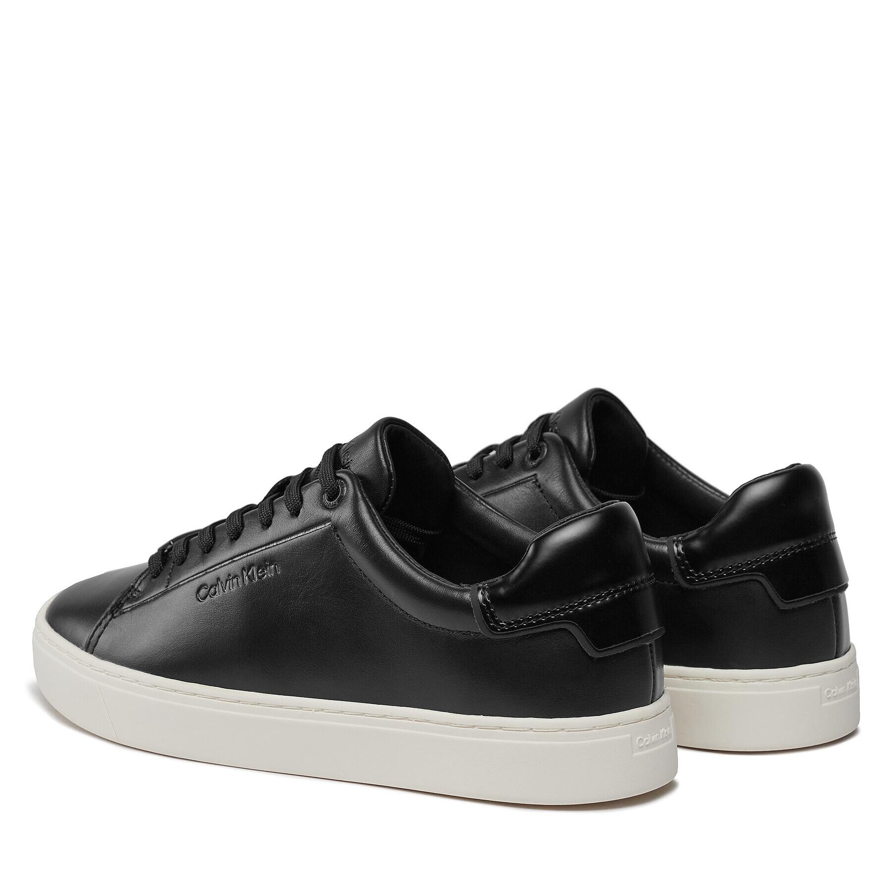 Calvin Klein Сникърси Clean Cupsole Lace Up HW0HW01863 Черен - Pepit.bg