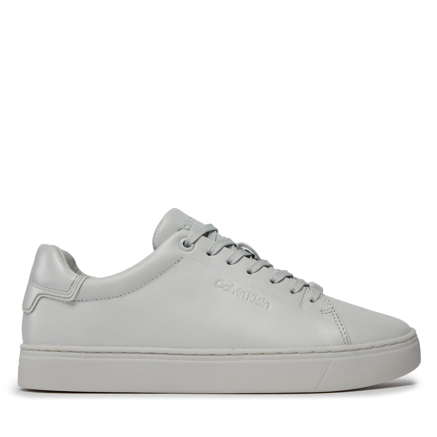 Calvin Klein Сникърси Clean Cupsole Lace Up HW0HW01863 Сив - Pepit.bg