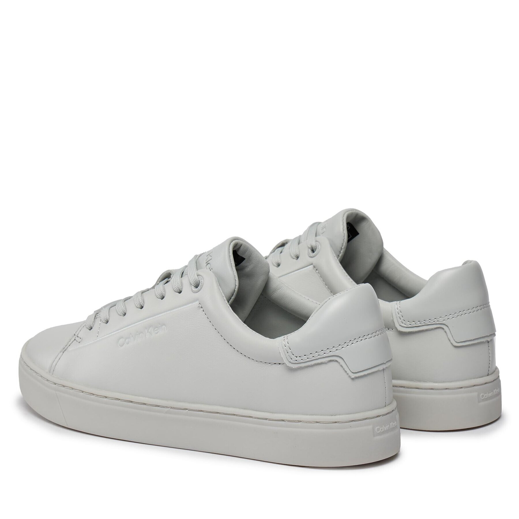 Calvin Klein Сникърси Clean Cupsole Lace Up HW0HW01863 Сив - Pepit.bg