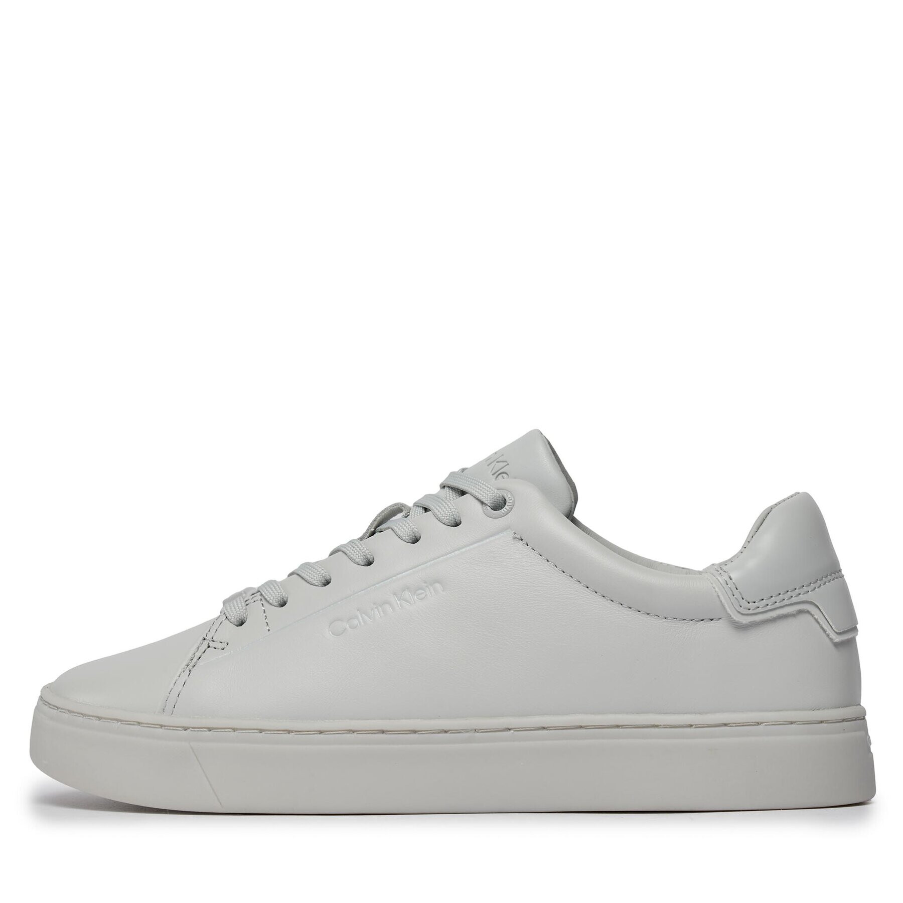 Calvin Klein Сникърси Clean Cupsole Lace Up HW0HW01863 Сив - Pepit.bg