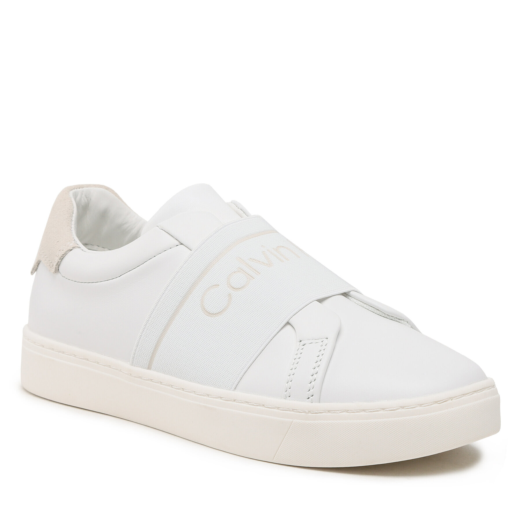 Calvin Klein Сникърси Clean Cupsole Slip On - He HW0HW01416 Бял - Pepit.bg