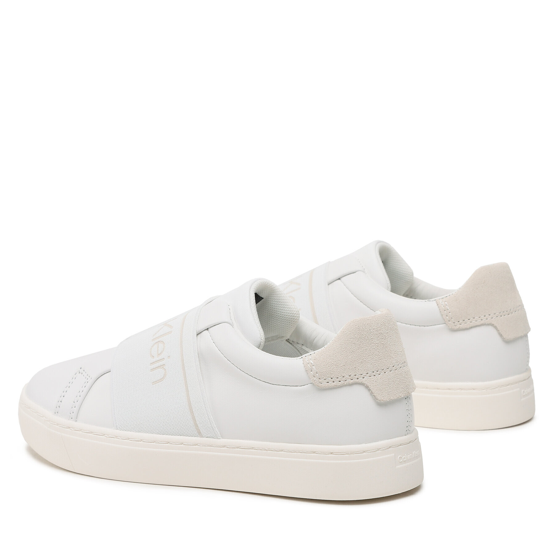 Calvin Klein Сникърси Clean Cupsole Slip On - He HW0HW01416 Бял - Pepit.bg