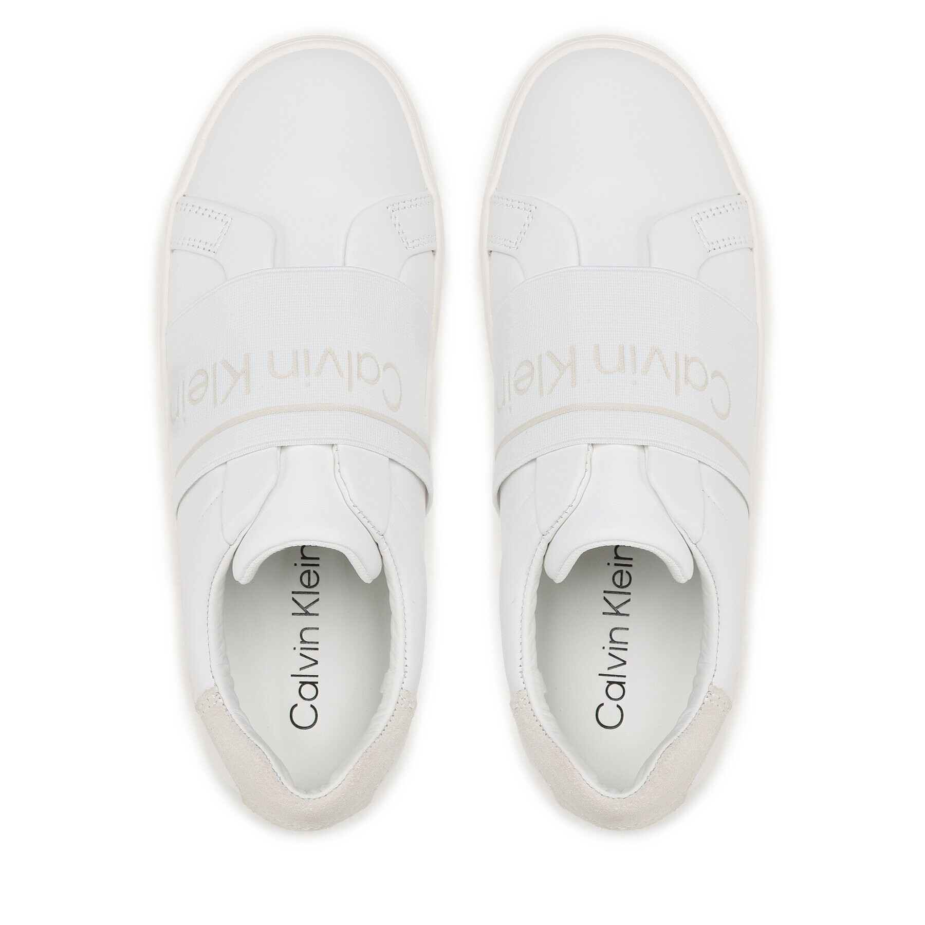 Calvin Klein Сникърси Clean Cupsole Slip On - He HW0HW01416 Бял - Pepit.bg