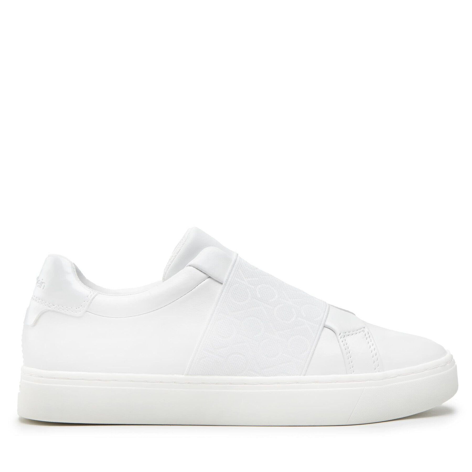 Calvin Klein Сникърси Cupsole Slip On HW0HW013250K7 Бял - Pepit.bg