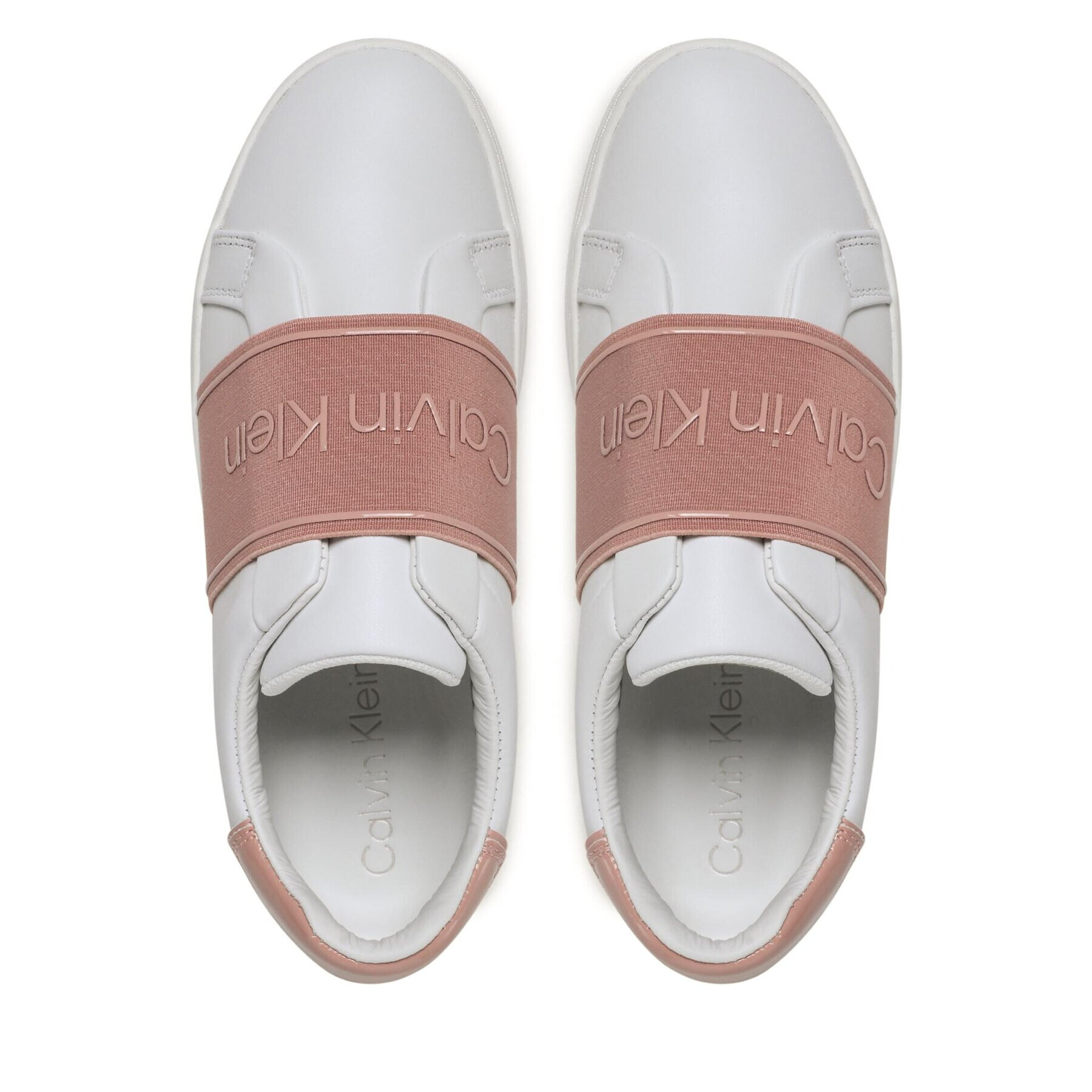 Calvin Klein Сникърси Cupsole Slip On HW0HW01352 Бял - Pepit.bg