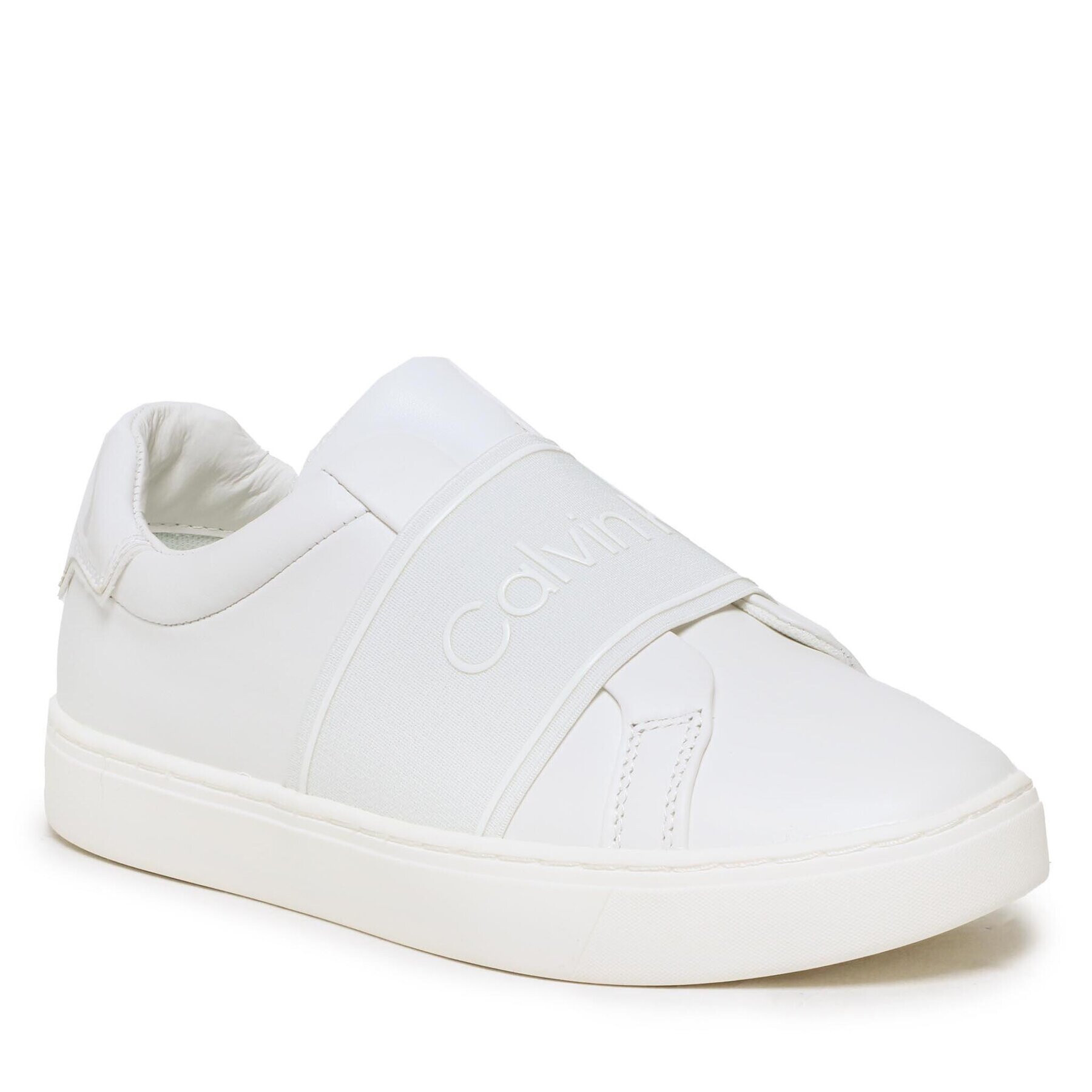 Calvin Klein Сникърси Cupsole Slip On HW0HW01352 Бял - Pepit.bg