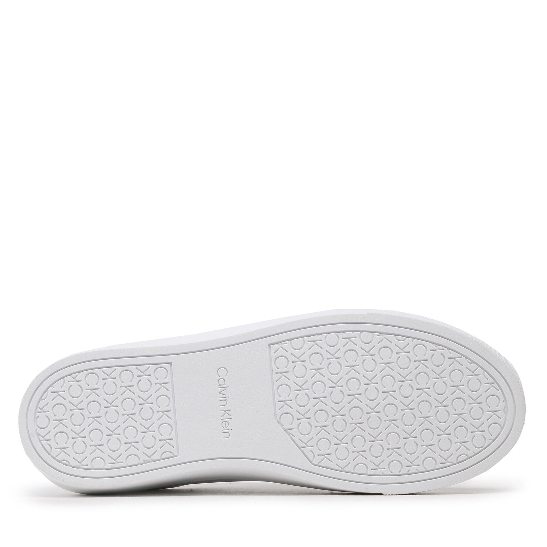 Calvin Klein Сникърси Cupsole Wave Lace Up HW0HW01196 Бял - Pepit.bg