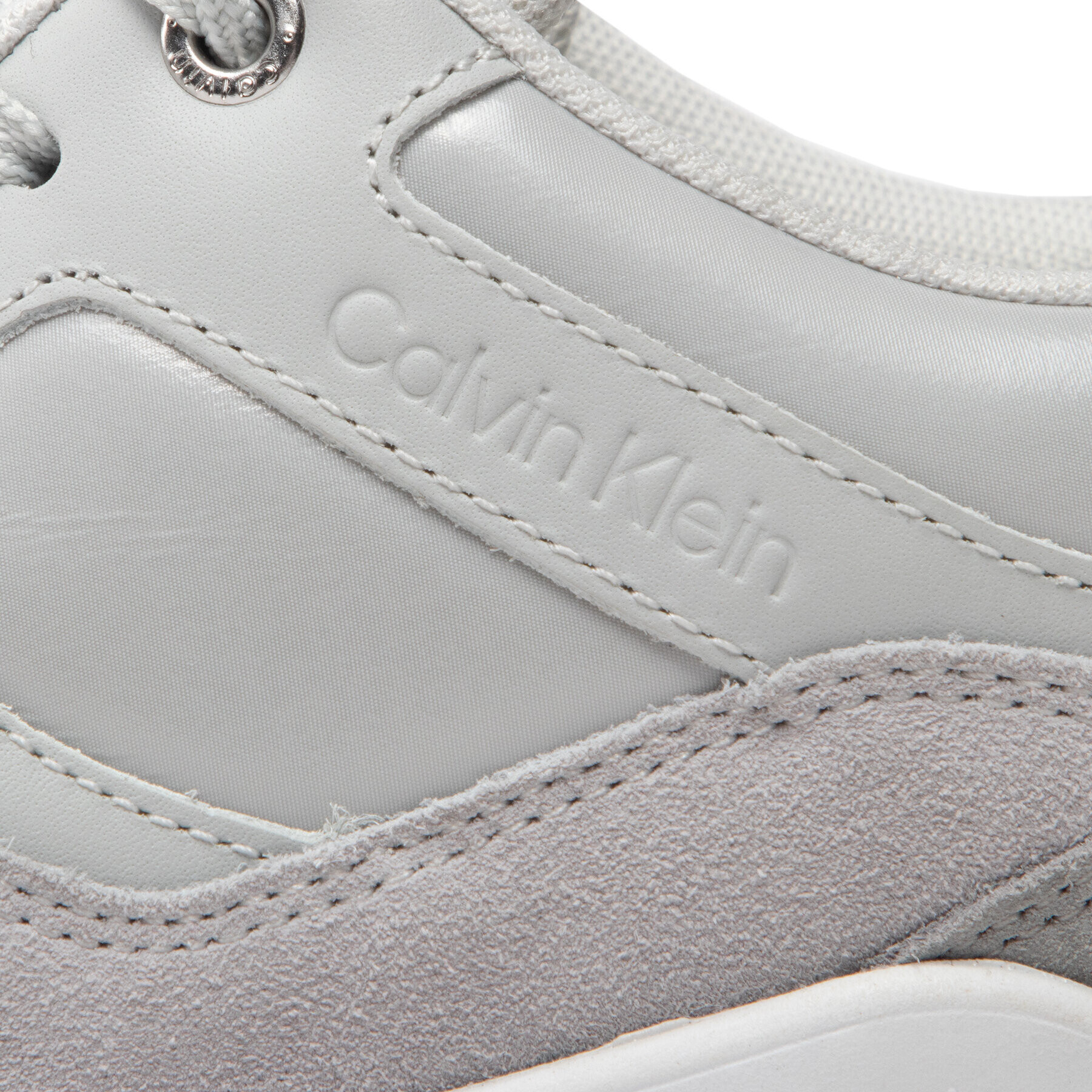 Calvin Klein Сникърси Elevated Runner Lace Up HW0HW01218 Сив - Pepit.bg