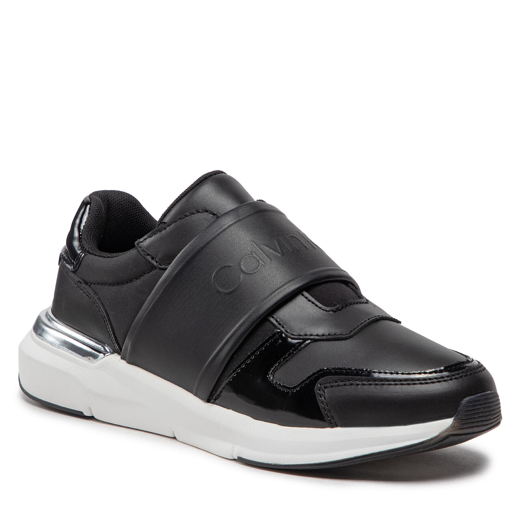 Calvin Klein Сникърси Flex Run Slip On-Hf HW0HW01062 Черен - Pepit.bg