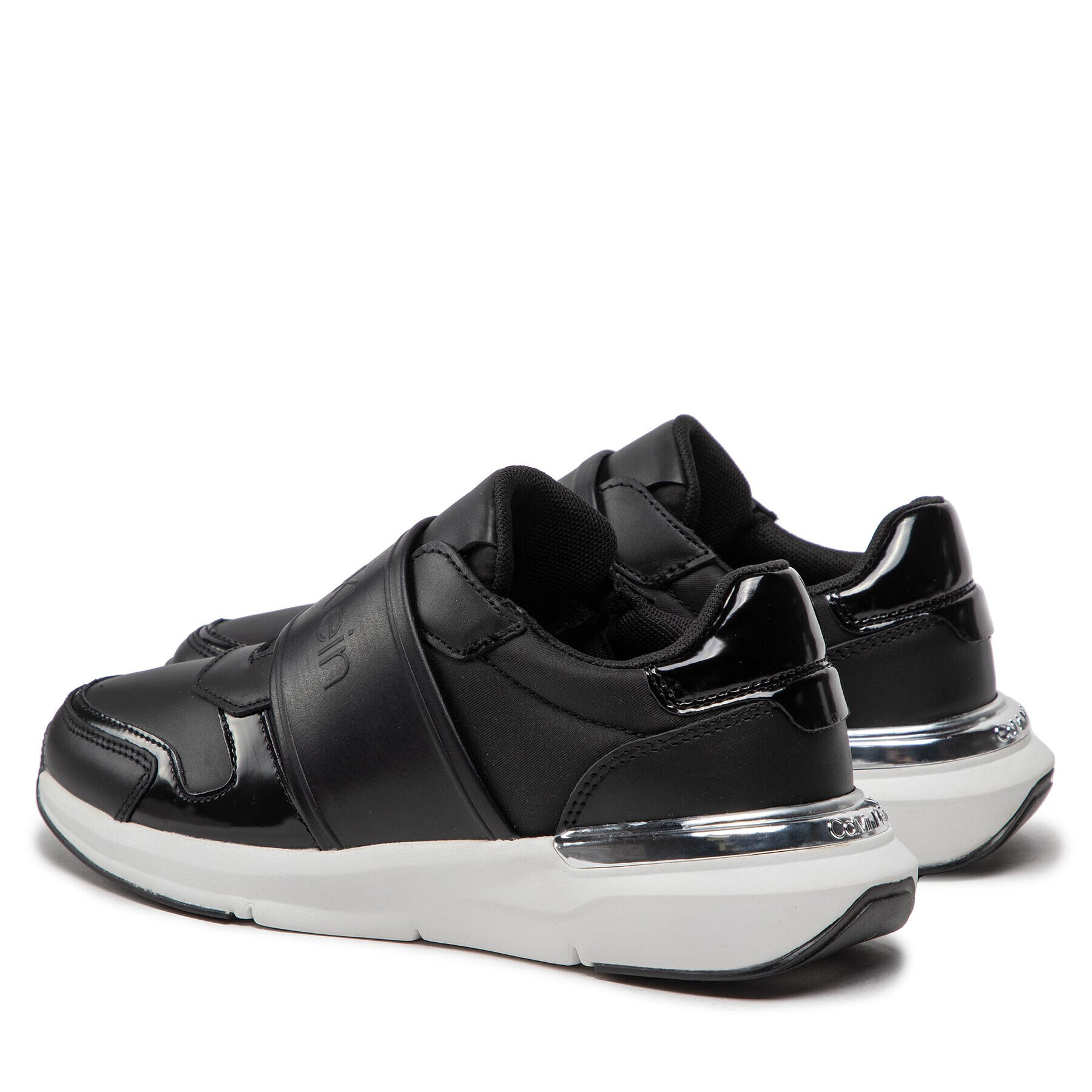 Calvin Klein Сникърси Flex Run Slip On-Hf HW0HW01062 Черен - Pepit.bg