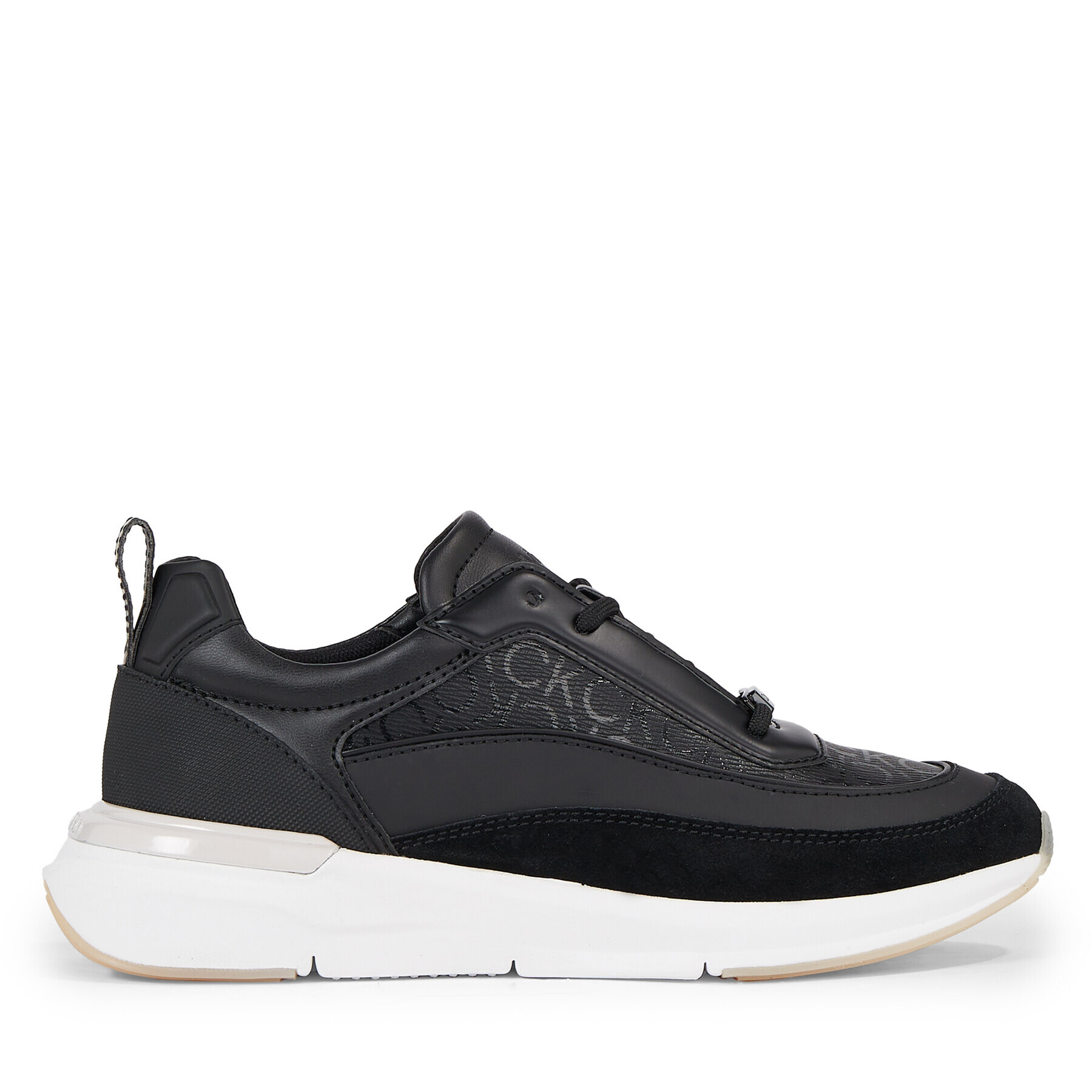 Calvin Klein Сникърси Flexi Runner Lace Up - Epi Mono HW0HW01662 Черен - Pepit.bg