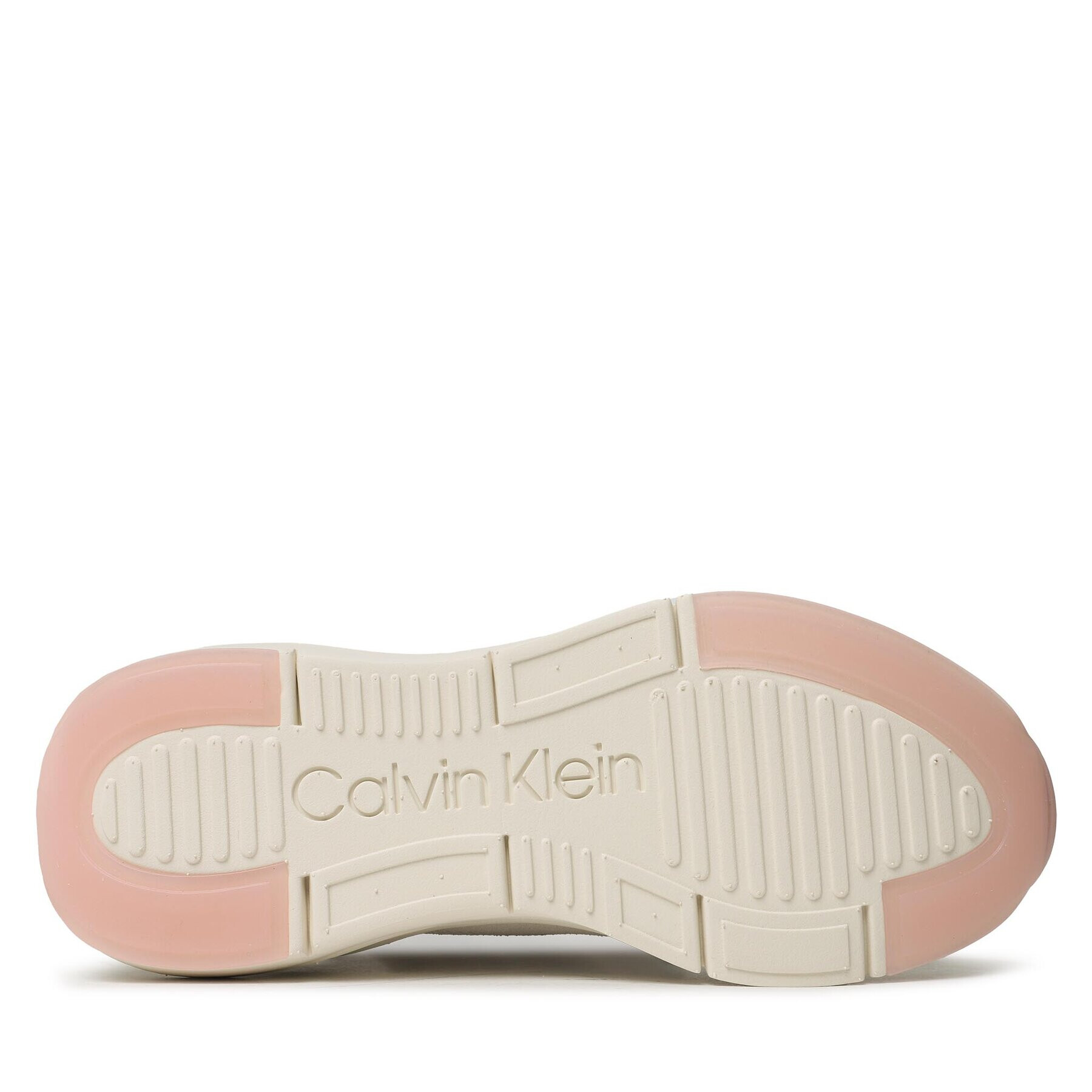 Calvin Klein Сникърси Flexi Runner Lace Up-Nano Mn Mix HW0HW01581 Екрю - Pepit.bg