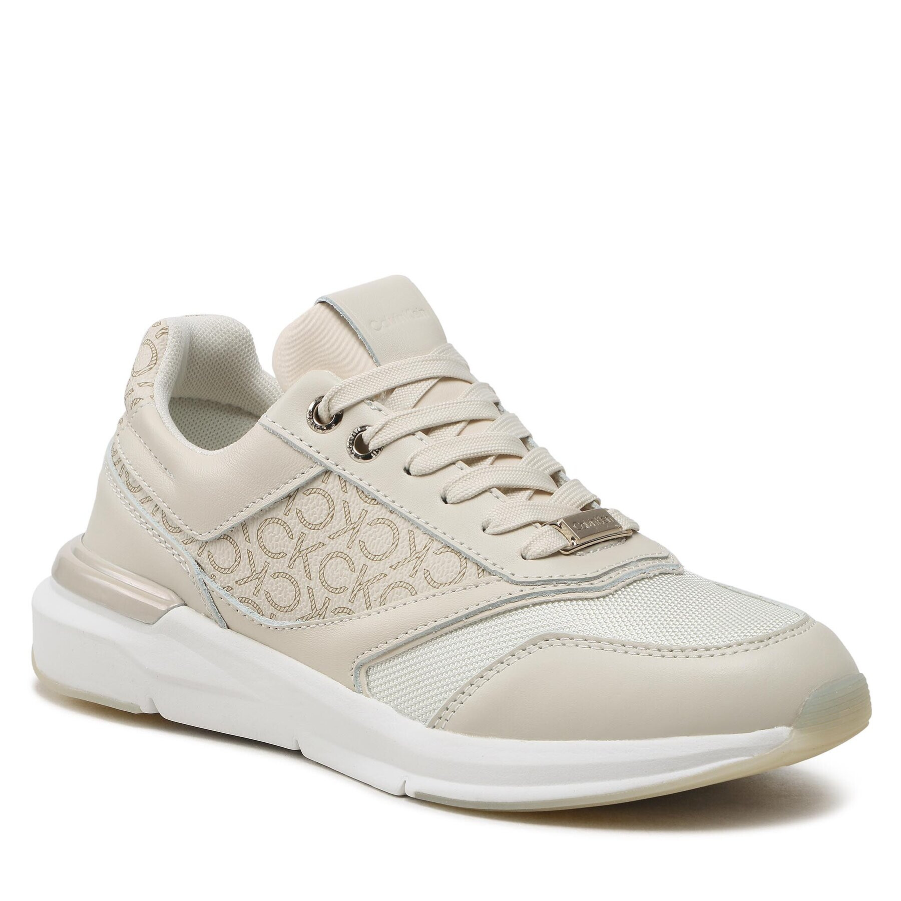 Calvin Klein Сникърси Flexi Runner - Mono HW0HW01437 Бежов - Pepit.bg
