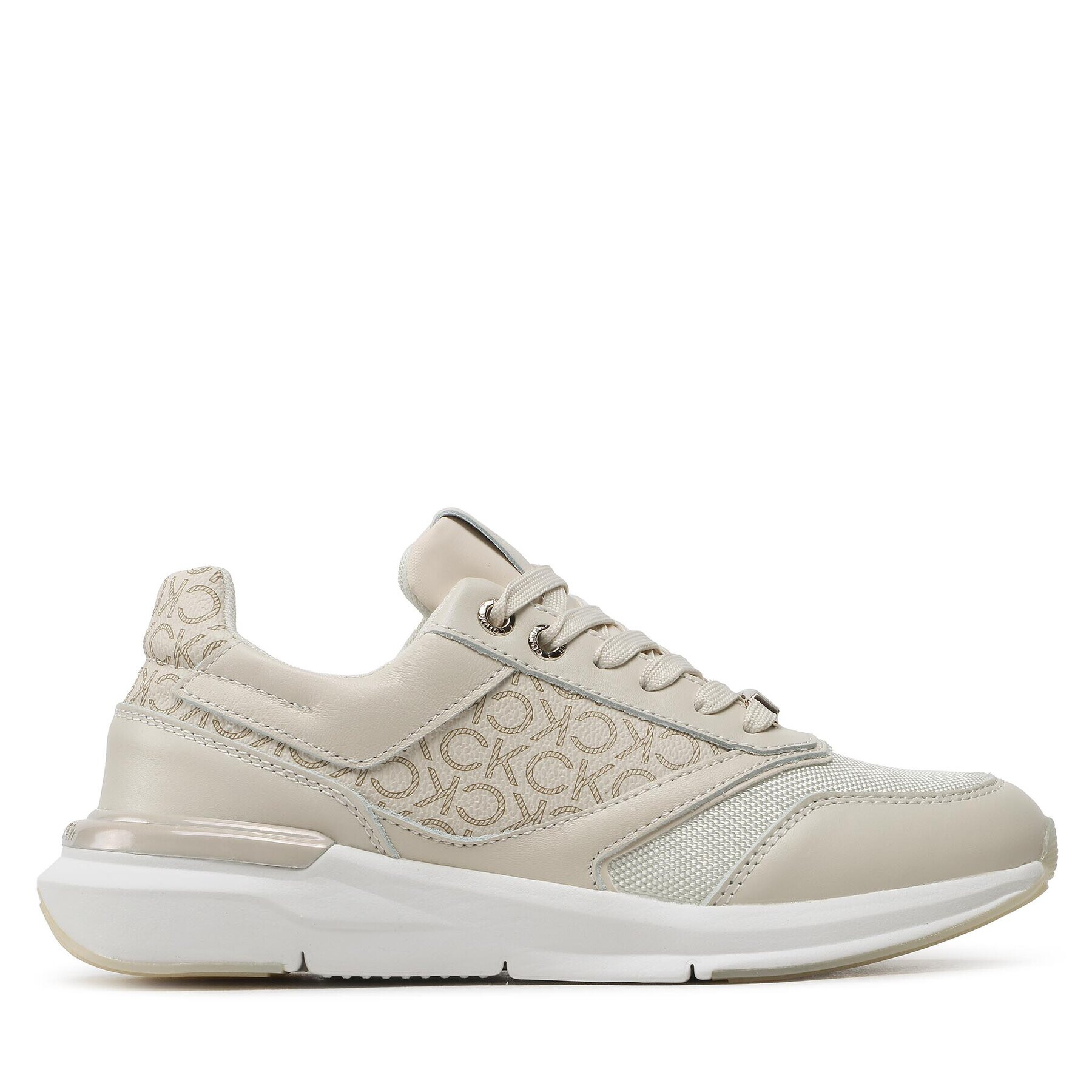 Calvin Klein Сникърси Flexi Runner - Mono HW0HW01437 Бежов - Pepit.bg