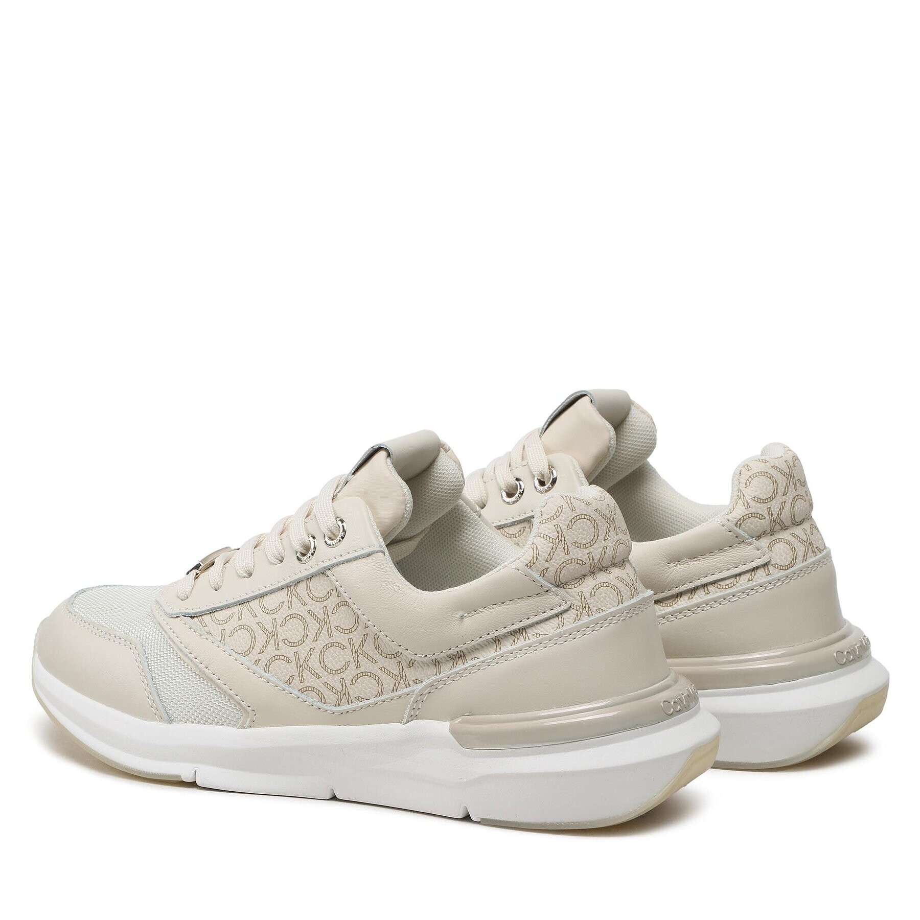 Calvin Klein Сникърси Flexi Runner - Mono HW0HW01437 Бежов - Pepit.bg