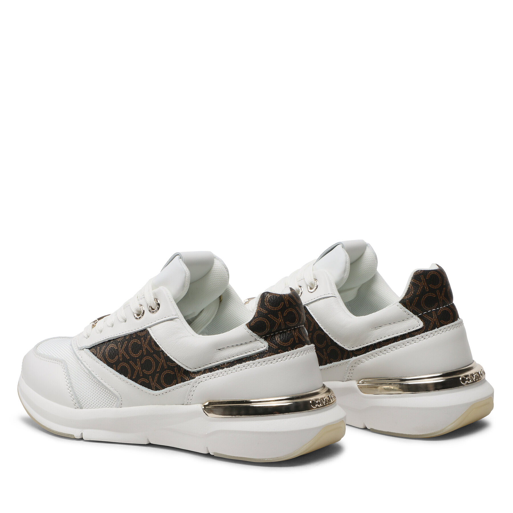Calvin Klein Сникърси Flexi Runner - Mono HW0HW01437 Бял - Pepit.bg