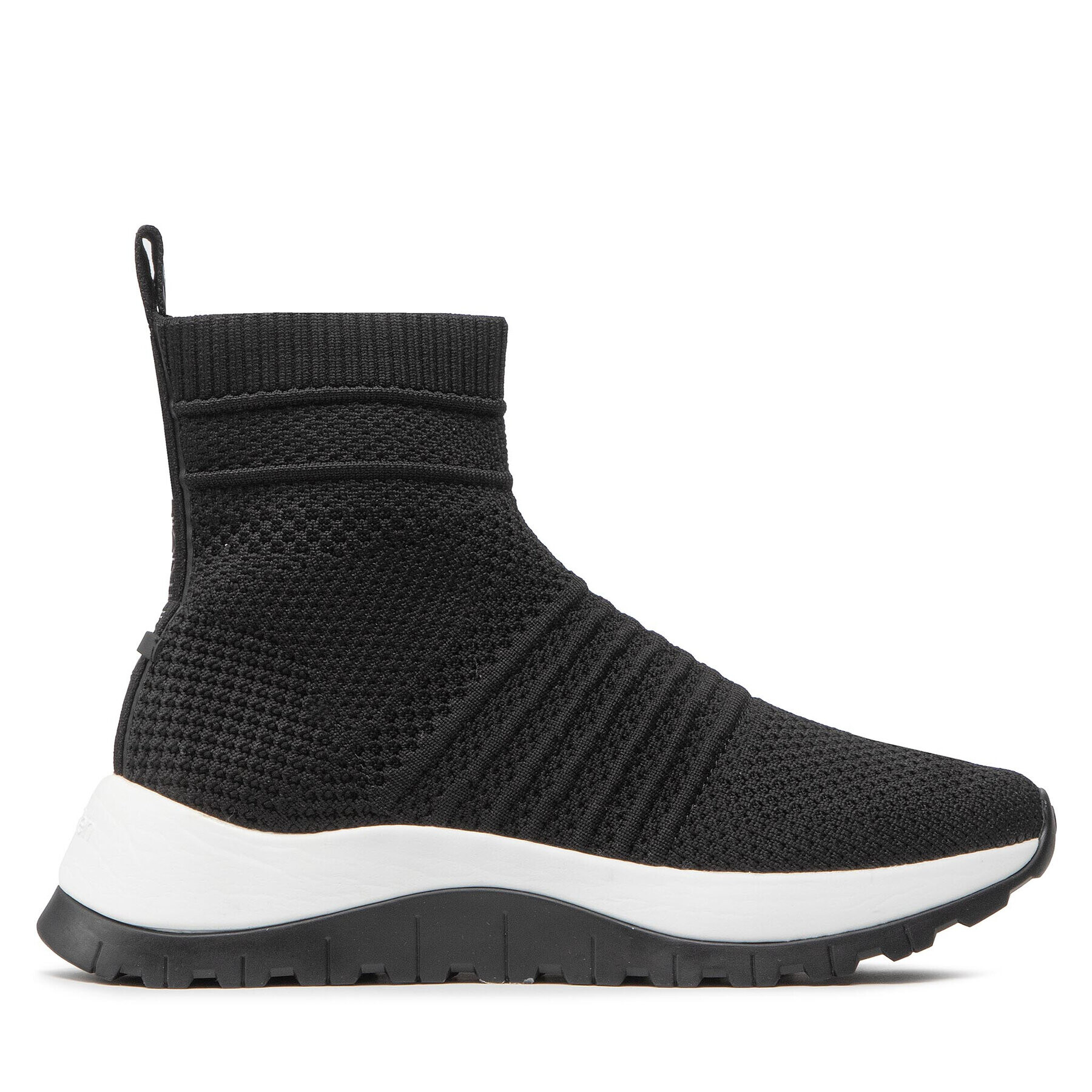 Calvin Klein Сникърси Knit Sock Boot HW0HW00673 Черен - Pepit.bg