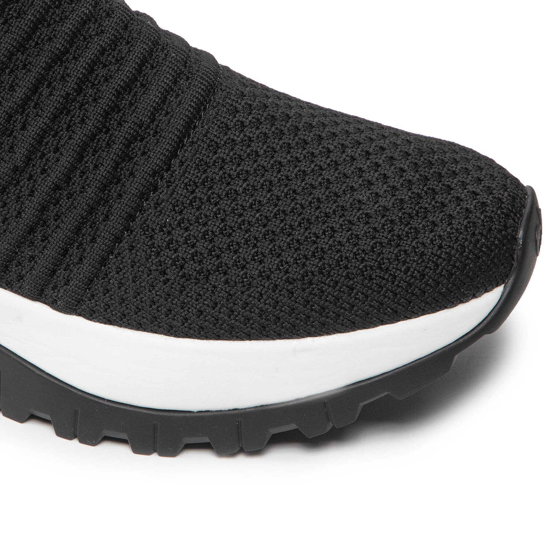 Calvin Klein Сникърси Knit Sock Boot HW0HW00673 Черен - Pepit.bg