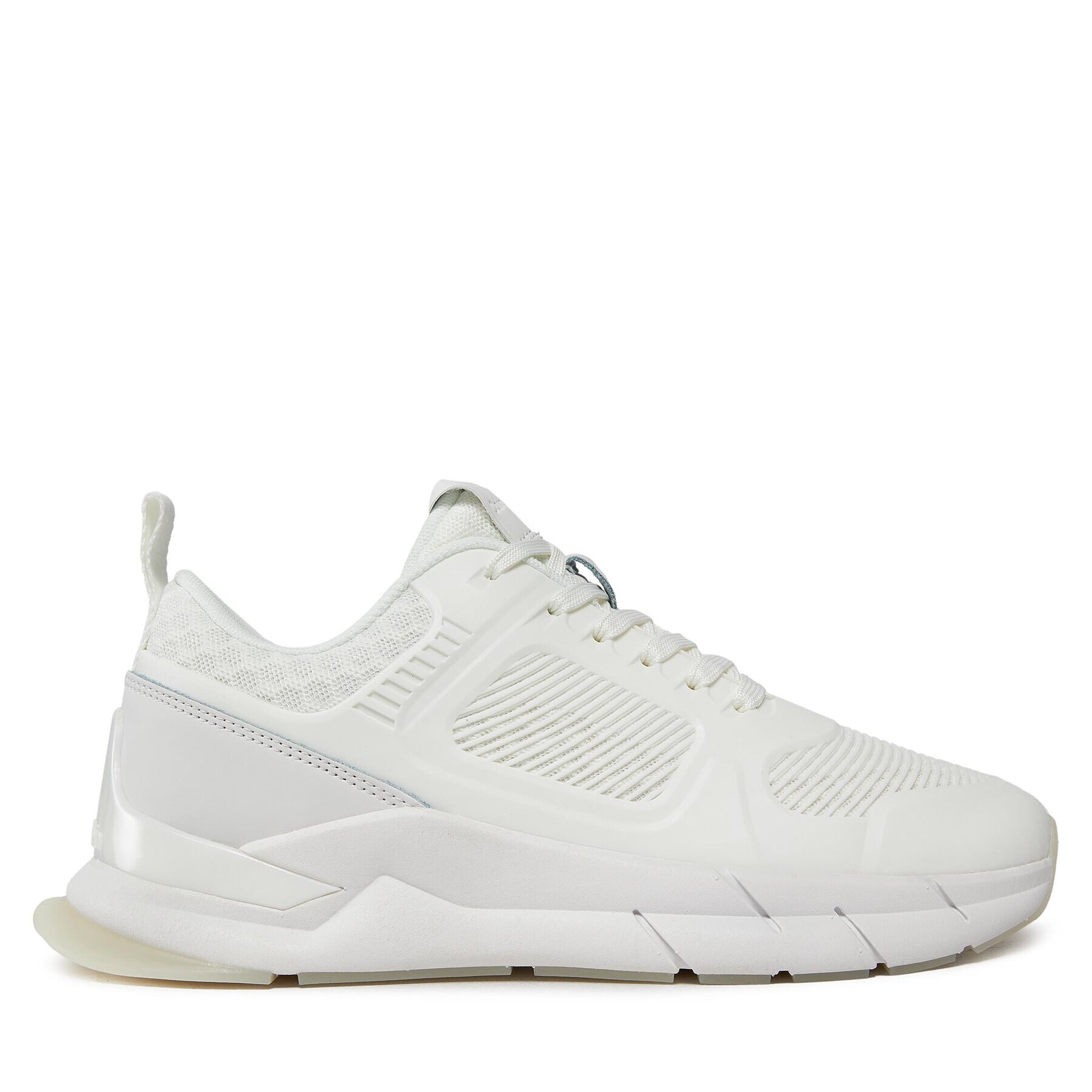 Calvin Klein Сникърси Lace Up Runner - Caged HW0HW01996 Бял - Pepit.bg