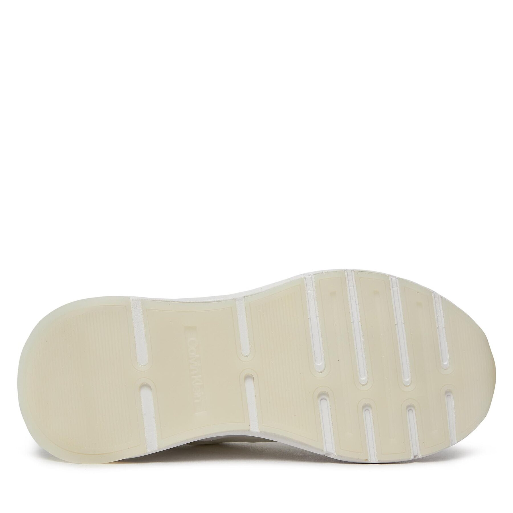 Calvin Klein Сникърси Lace Up Runner - Caged HW0HW01996 Бял - Pepit.bg