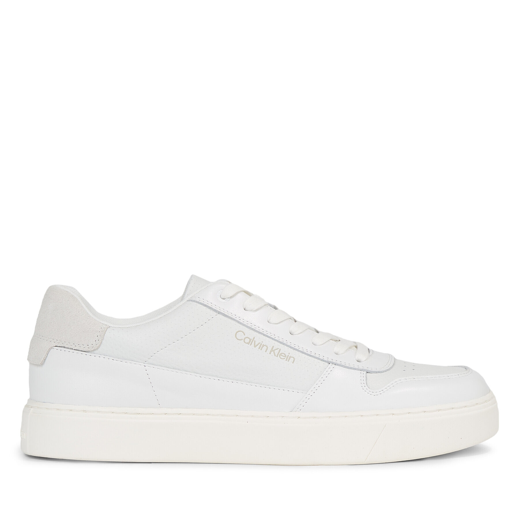 Calvin Klein Сникърси Low Top Lace Up Bskt HM0HM01254 Бял - Pepit.bg