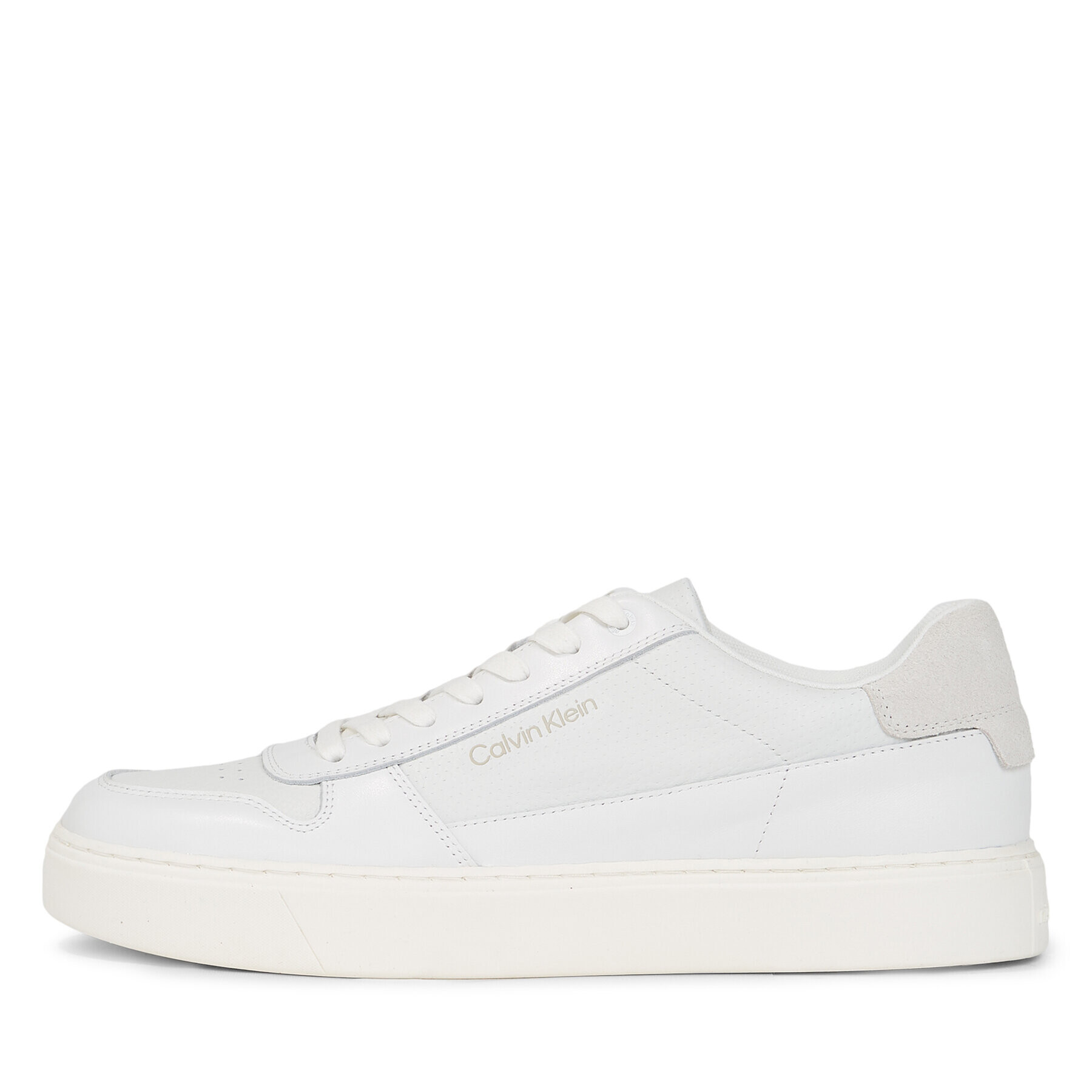 Calvin Klein Сникърси Low Top Lace Up Bskt HM0HM01254 Бял - Pepit.bg