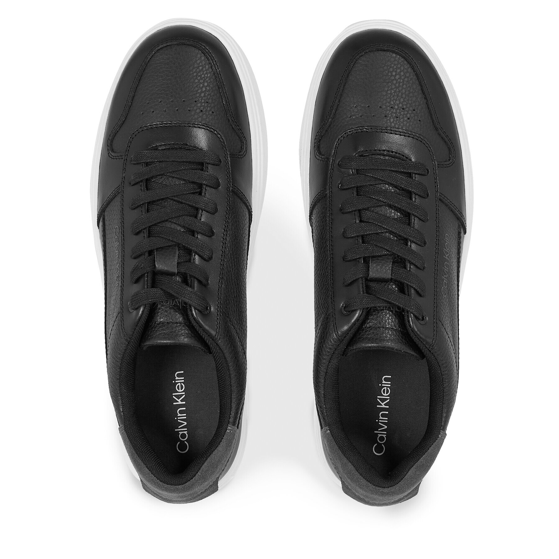 Calvin Klein Сникърси Low Top Lace Up Bskt HM0HM01254 Черен - Pepit.bg