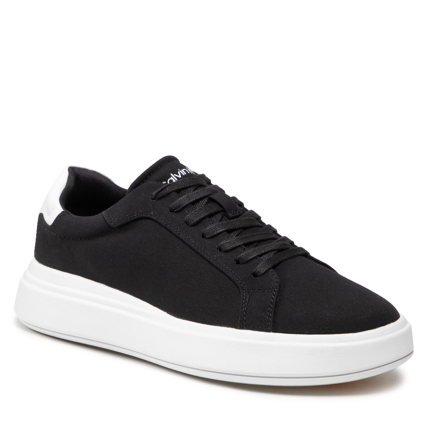 Calvin Klein Сникърси Low Top Lace Up Cv Mix Rec HM0HM00512 Черен - Pepit.bg