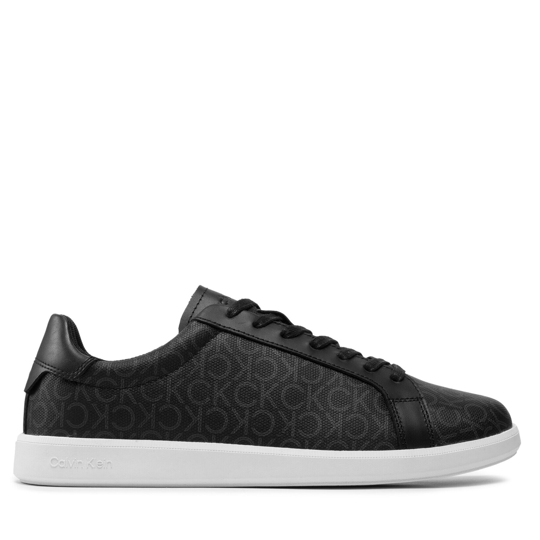 Calvin Klein Сникърси Low Top Lace Up Cv Mono HM0HM00262 Черен - Pepit.bg