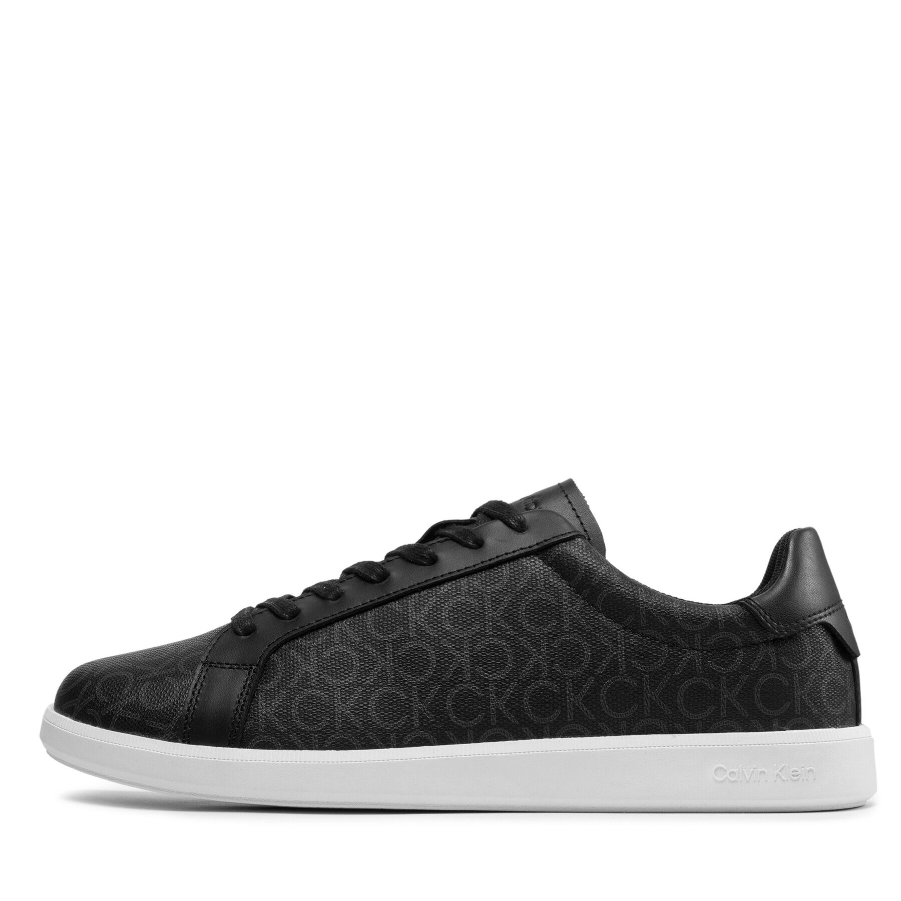 Calvin Klein Сникърси Low Top Lace Up Cv Mono HM0HM00262 Черен - Pepit.bg