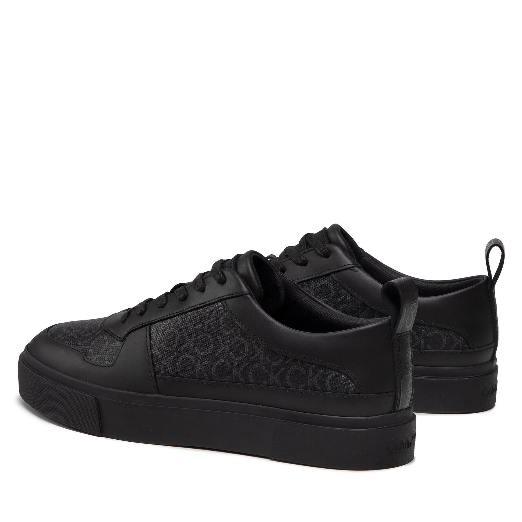 Calvin Klein Сникърси Low Top Lace Up Cv Mono HM0HM00530 Черен - Pepit.bg