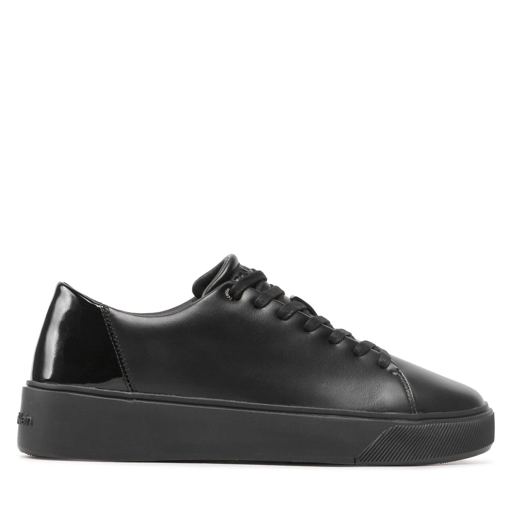 Calvin Klein Сникърси Low Top Lace Up Festive HM0HM00869 Черен - Pepit.bg