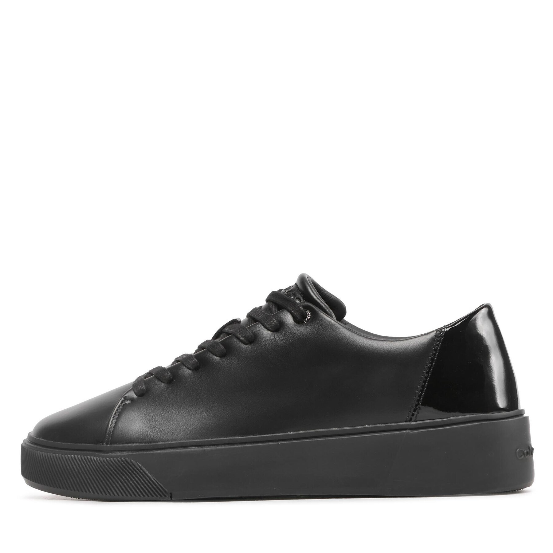 Calvin Klein Сникърси Low Top Lace Up Festive HM0HM00869 Черен - Pepit.bg