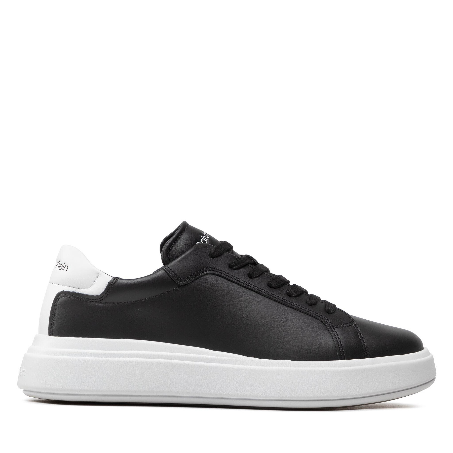 Calvin Klein Сникърси Low Top Lace Up HM0HM00292 Черен - Pepit.bg