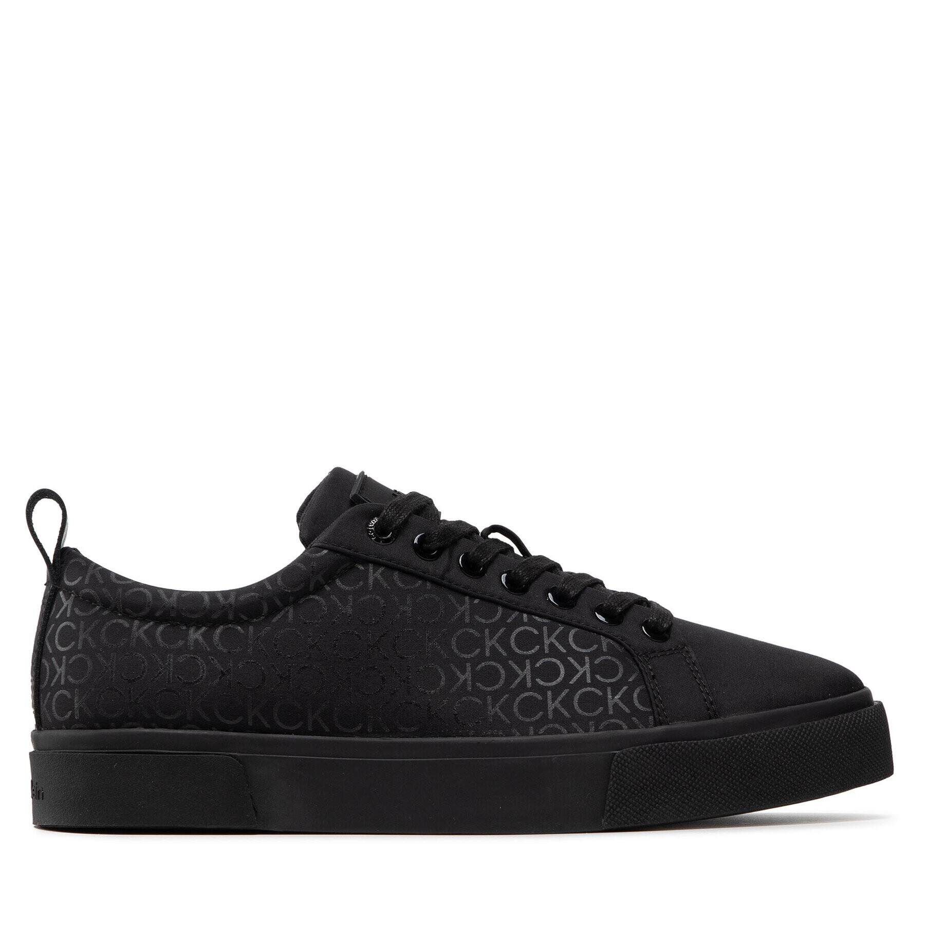 Calvin Klein Сникърси Low Top Lace Up HM0HM00645 Черен - Pepit.bg