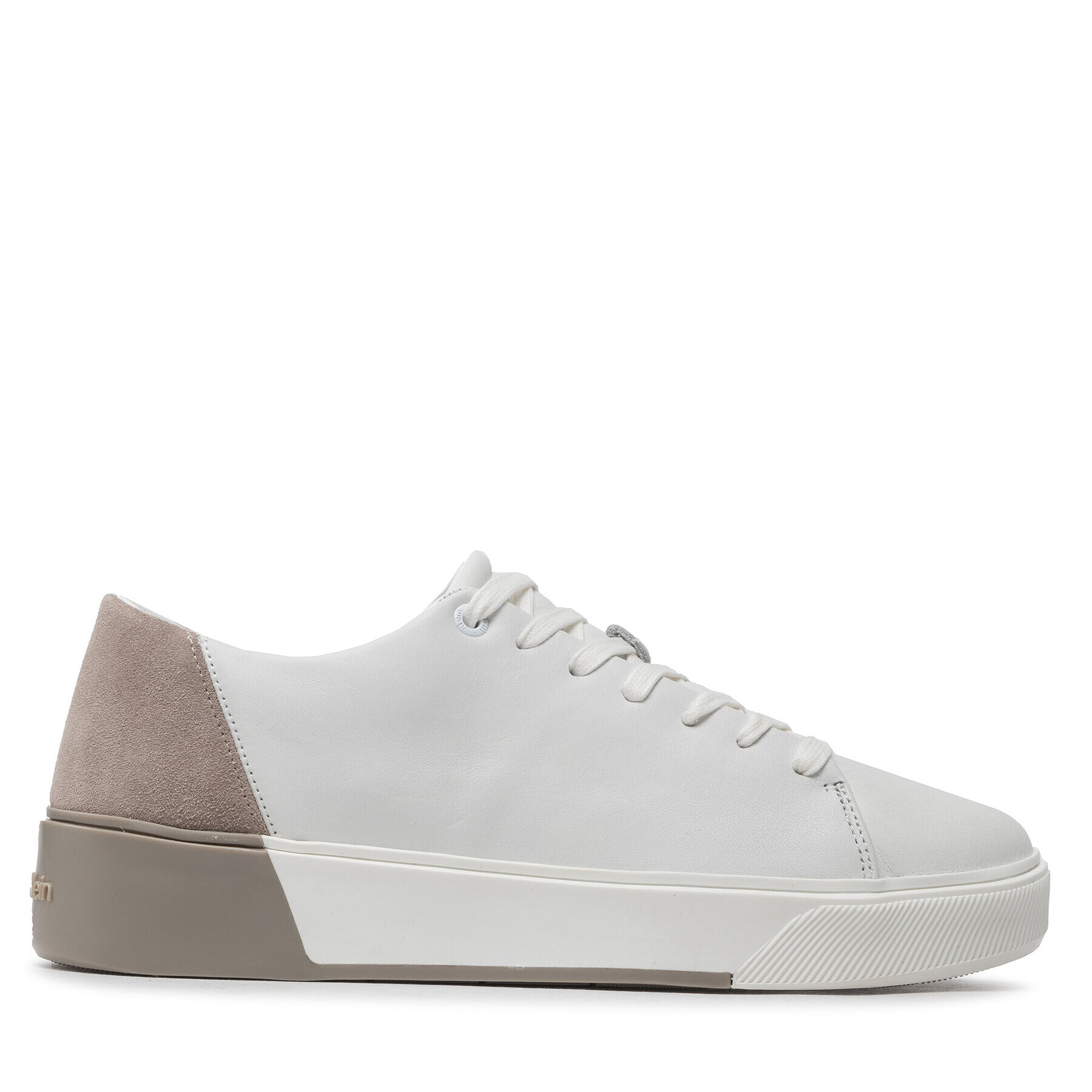 Calvin Klein Сникърси Low Top Lace Up HM0HM00676 Бял - Pepit.bg