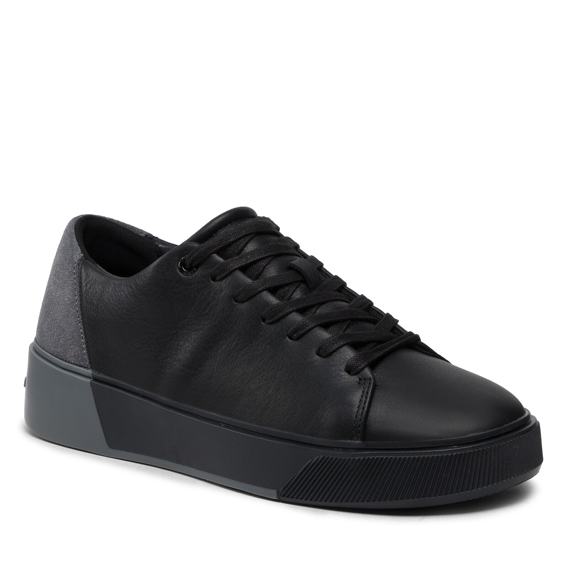 Calvin Klein Сникърси Low Top Lace Up HM0HM00676 Черен - Pepit.bg