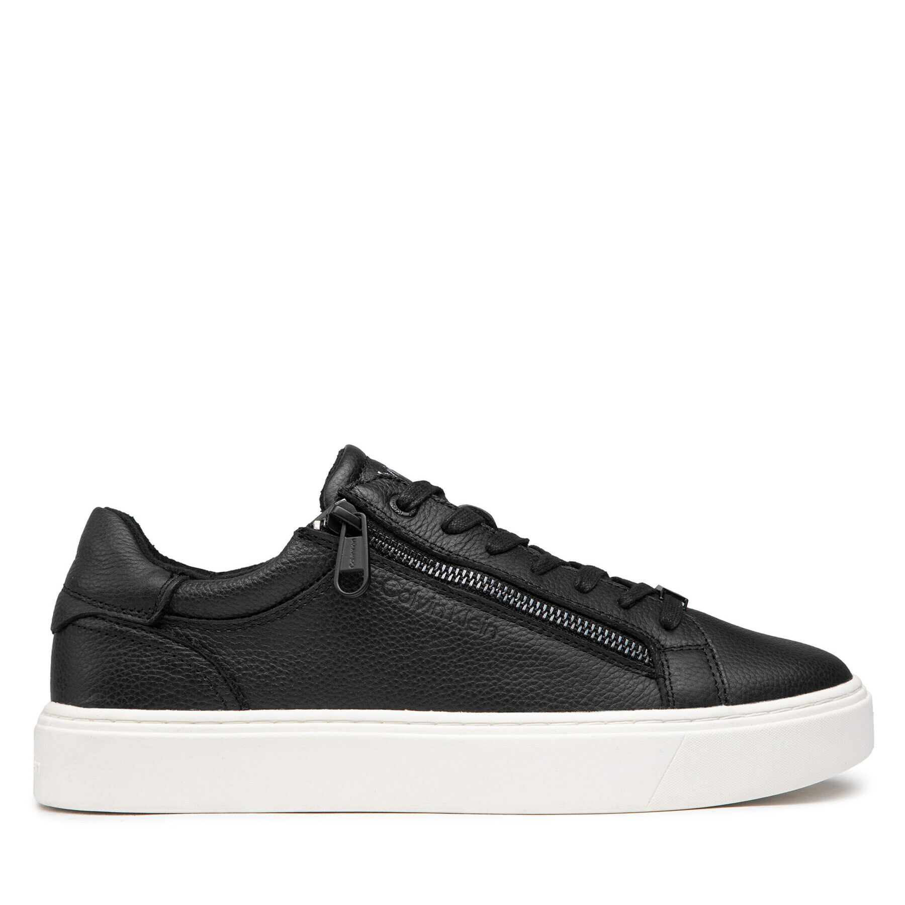 Calvin Klein Сникърси Low Top Lace Up HM0HM00811 Черен - Pepit.bg