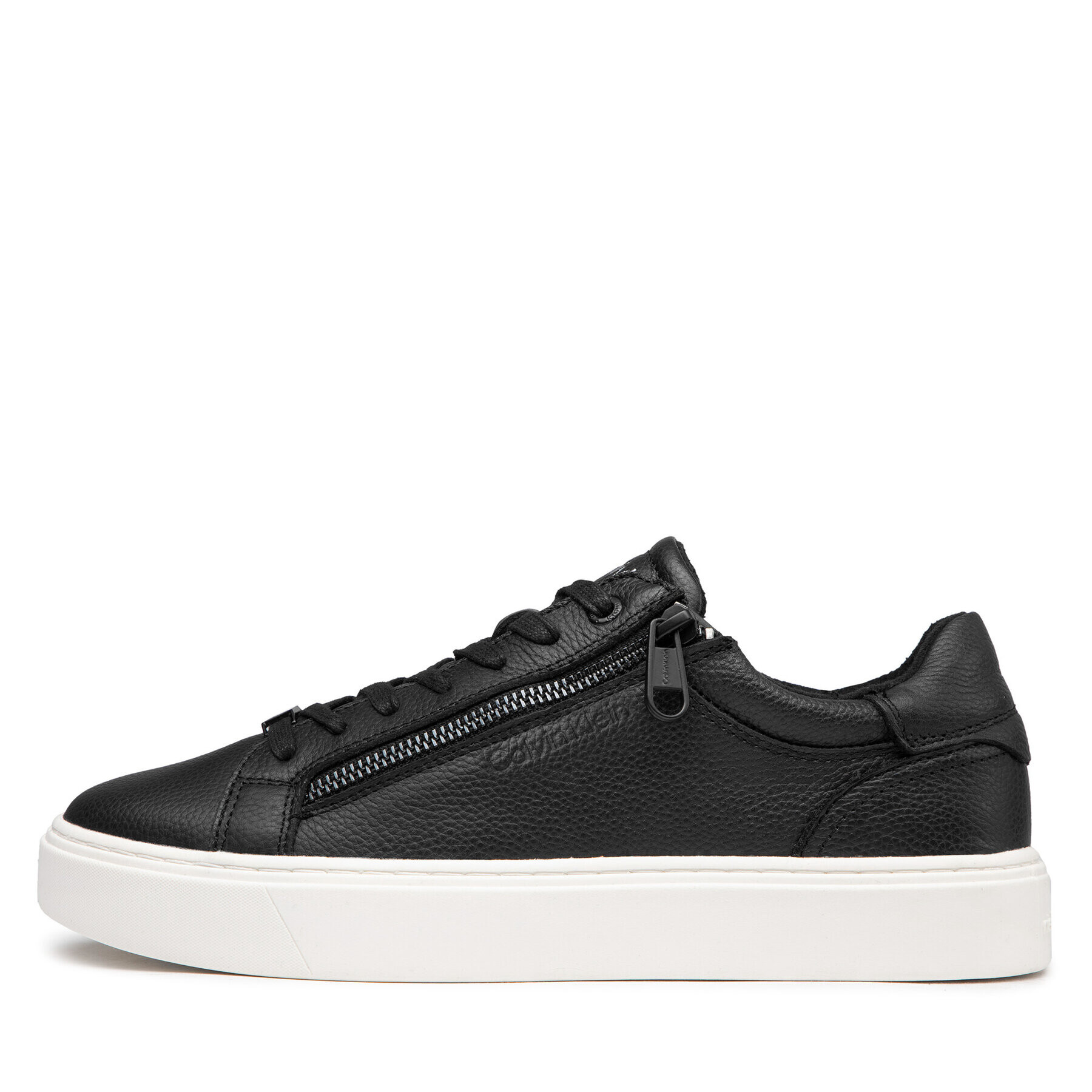 Calvin Klein Сникърси Low Top Lace Up HM0HM00811 Черен - Pepit.bg