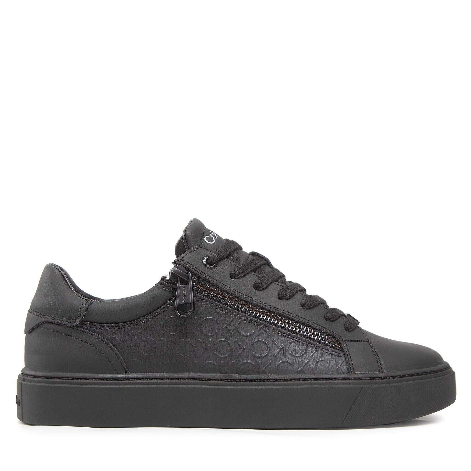 Calvin Klein Сникърси Low Top Lace Up HM0HM00813 Черен - Pepit.bg