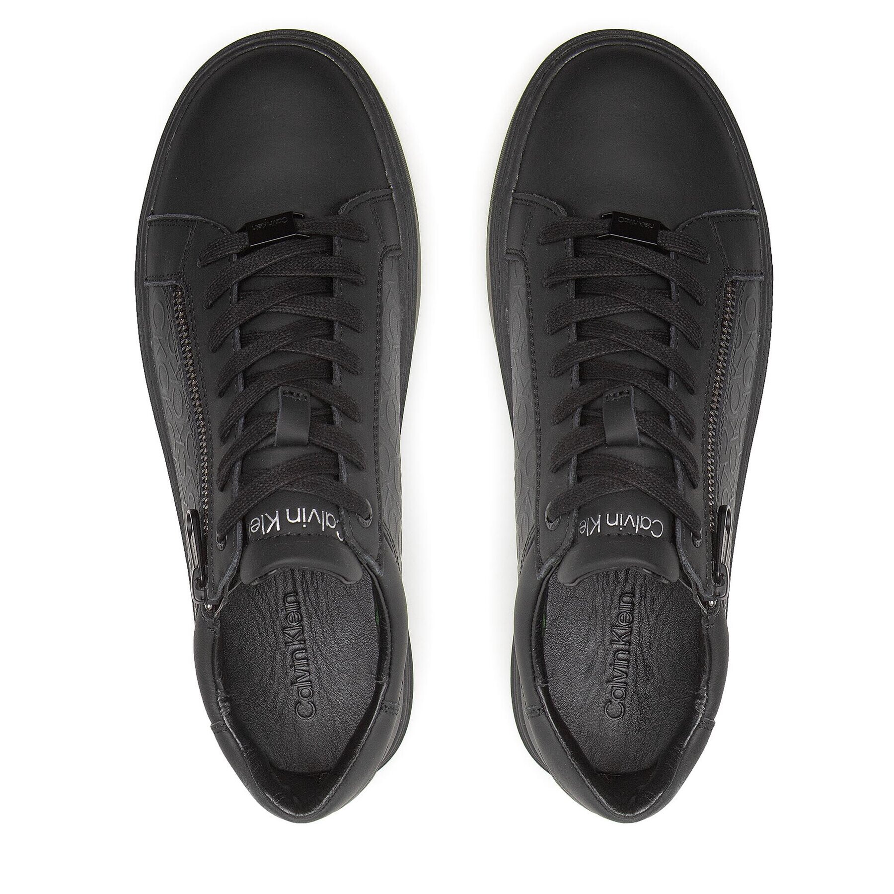 Calvin Klein Сникърси Low Top Lace Up HM0HM00813 Черен - Pepit.bg