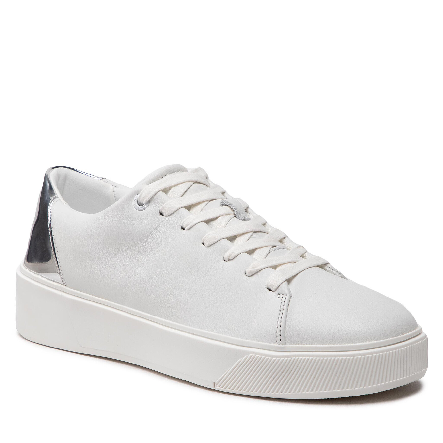 Calvin Klein Сникърси Low Top Lace Up HM0HM00824 Бял - Pepit.bg