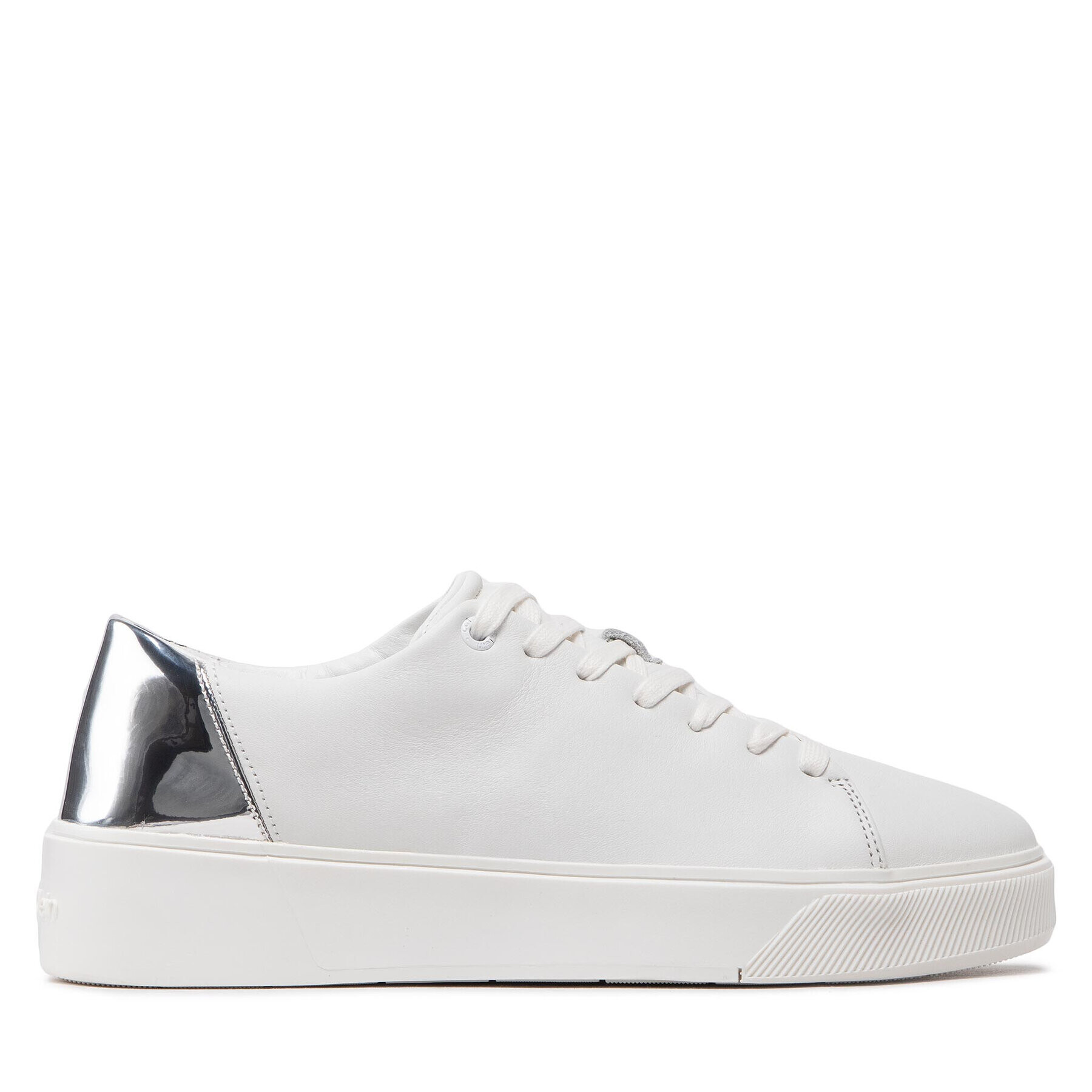 Calvin Klein Сникърси Low Top Lace Up HM0HM00824 Бял - Pepit.bg