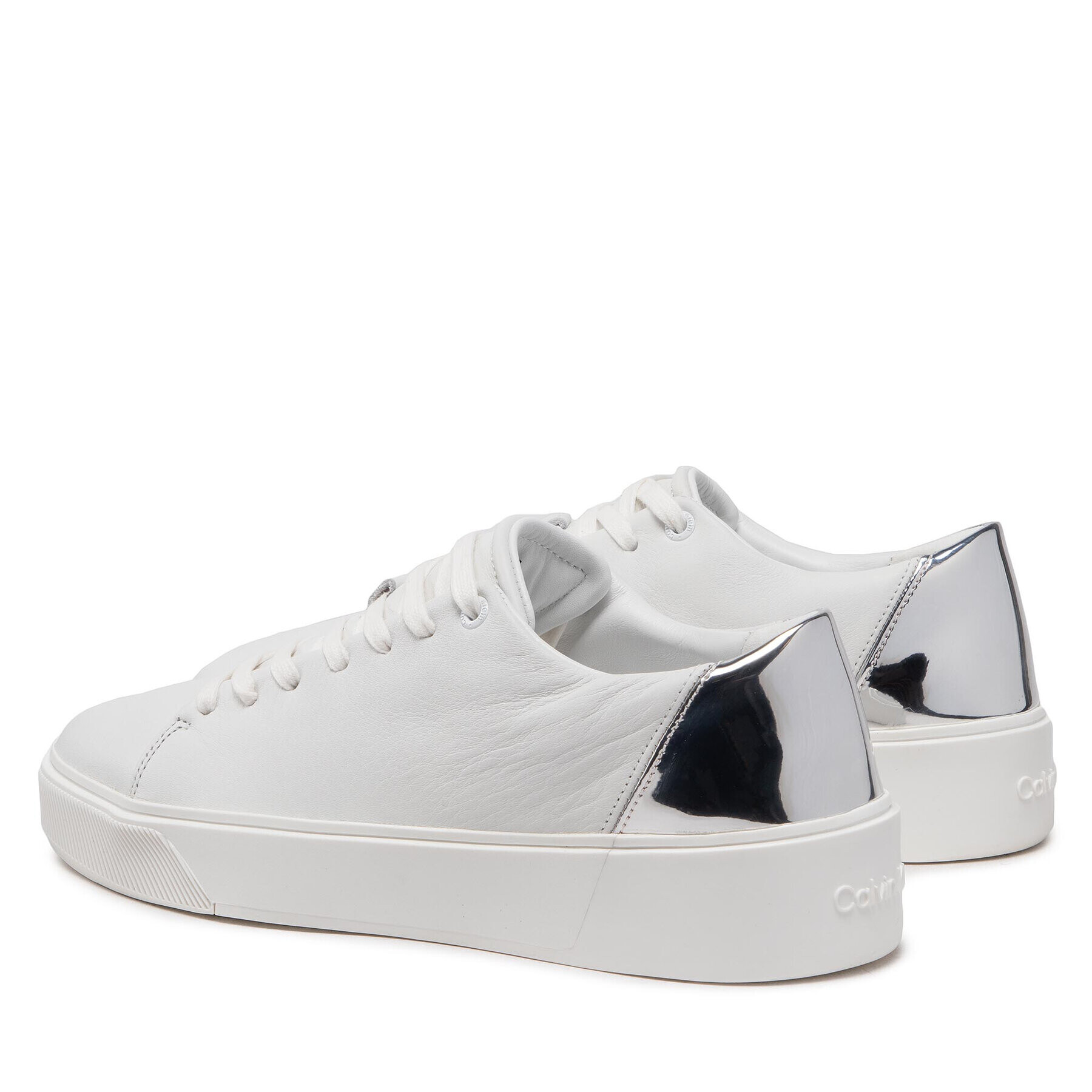 Calvin Klein Сникърси Low Top Lace Up HM0HM00824 Бял - Pepit.bg